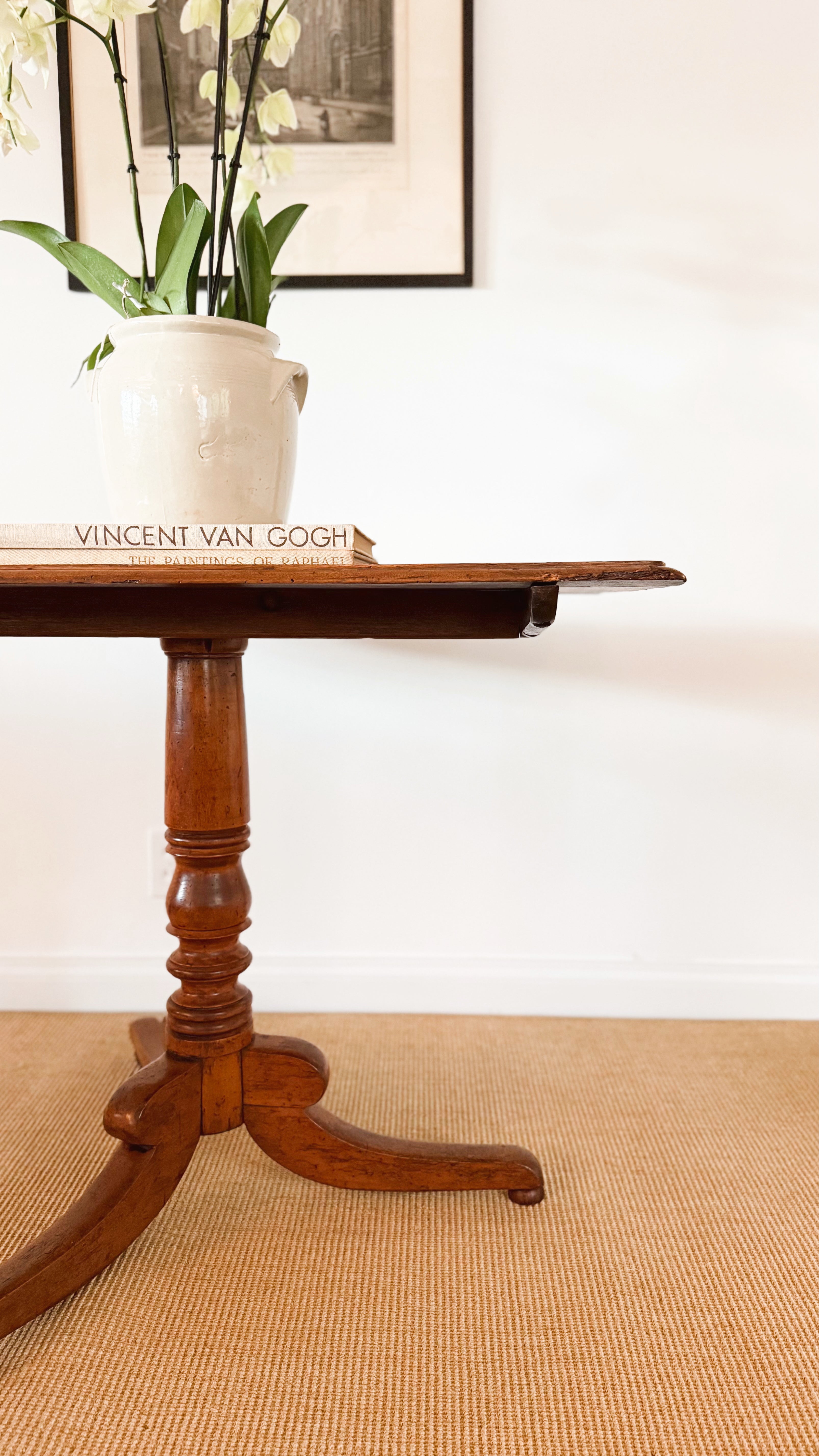 Antique English Regency Era Tilt Table