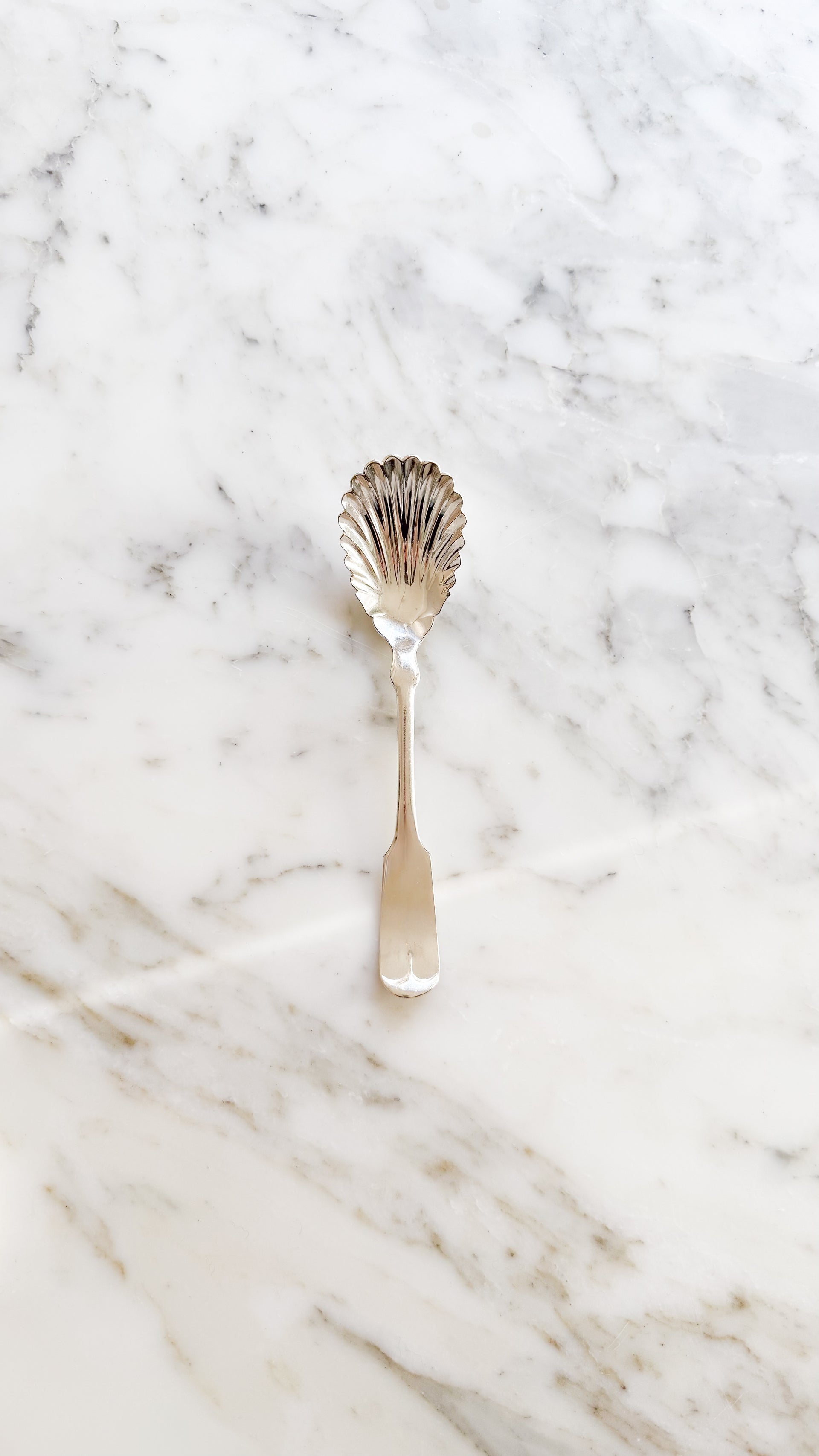 Vintage Silver Shell Spoons