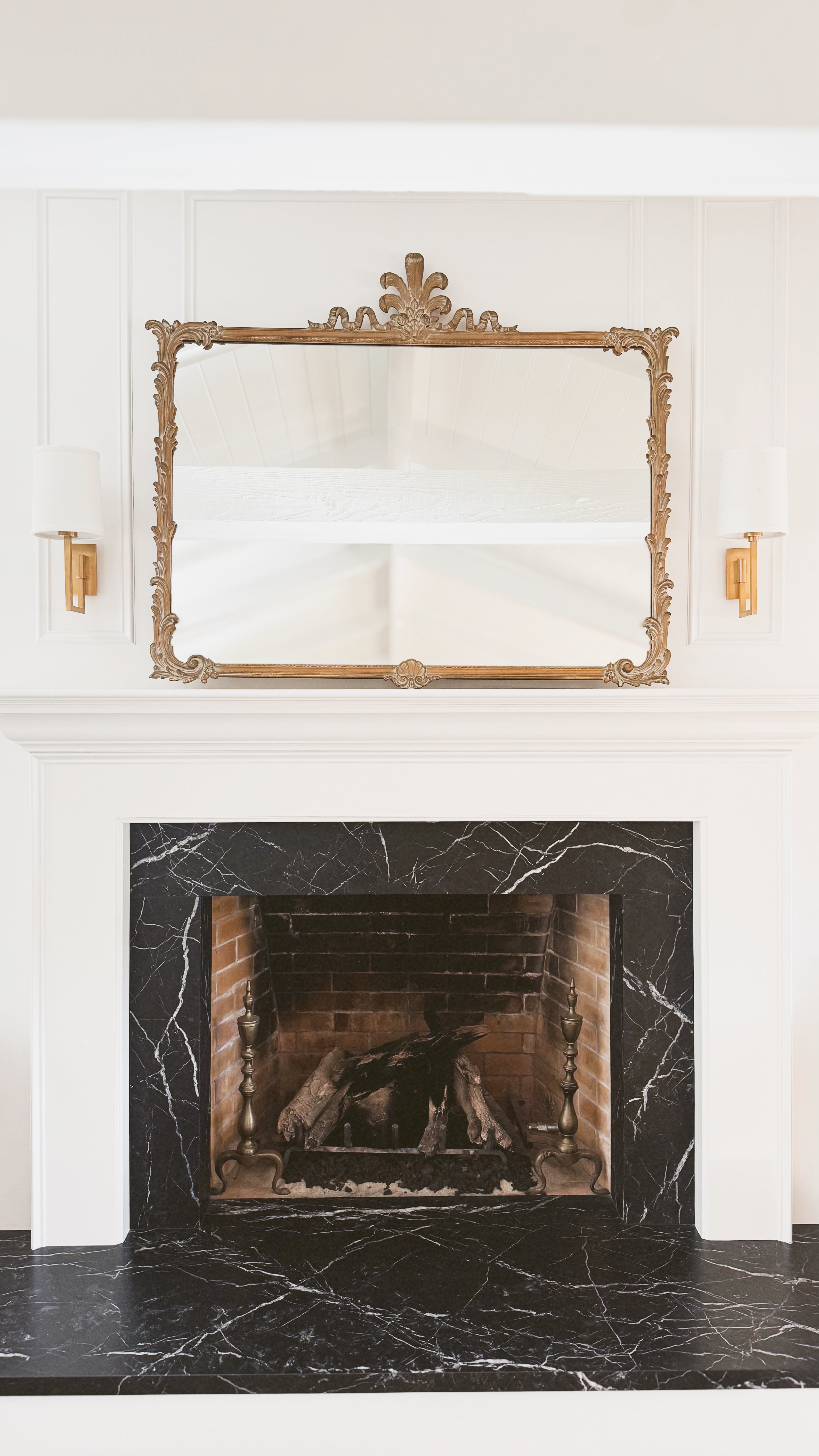 Vintage Grande Gold Mirror