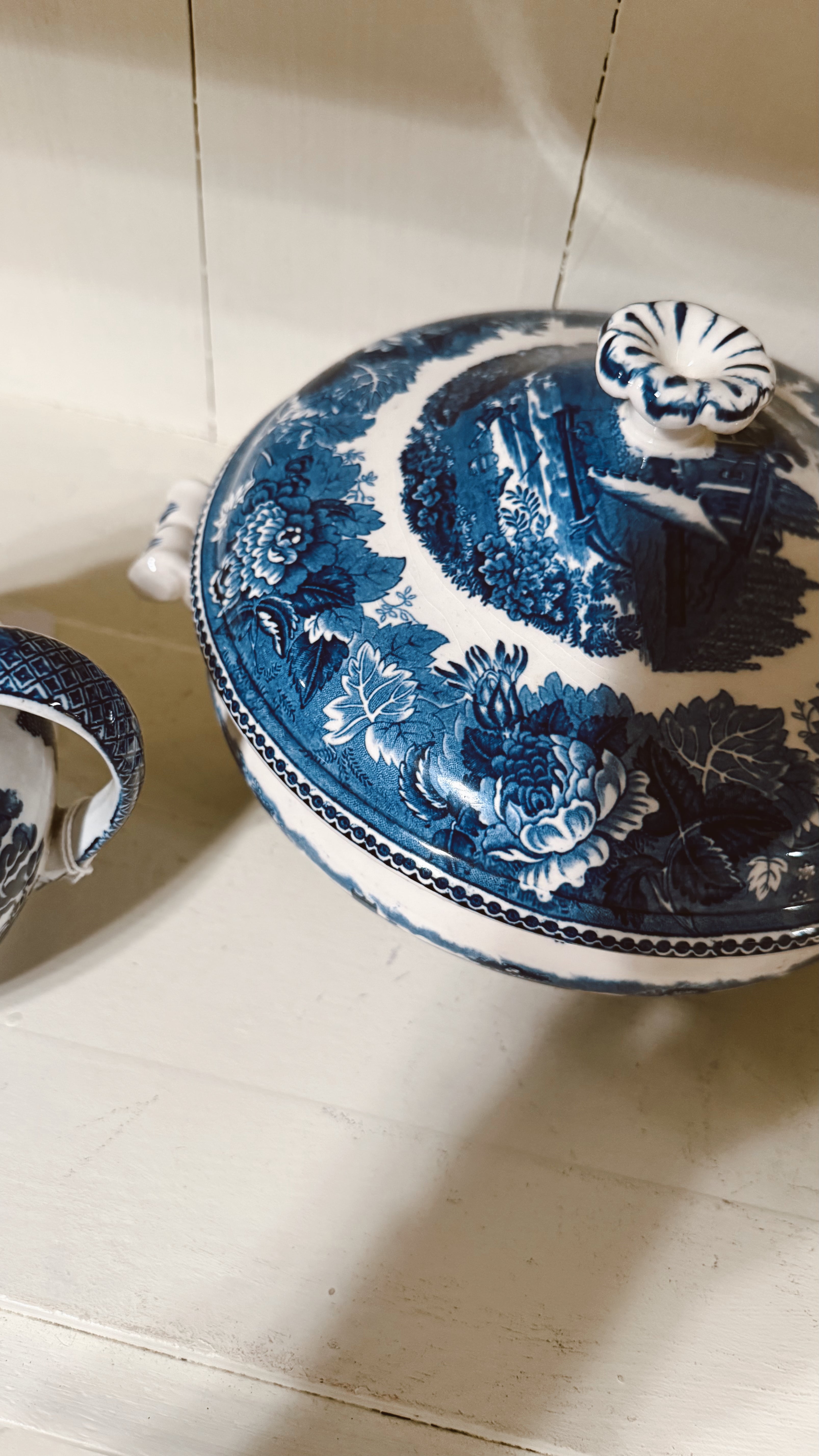 Vintage English Wedgwood Covered Serving Dish