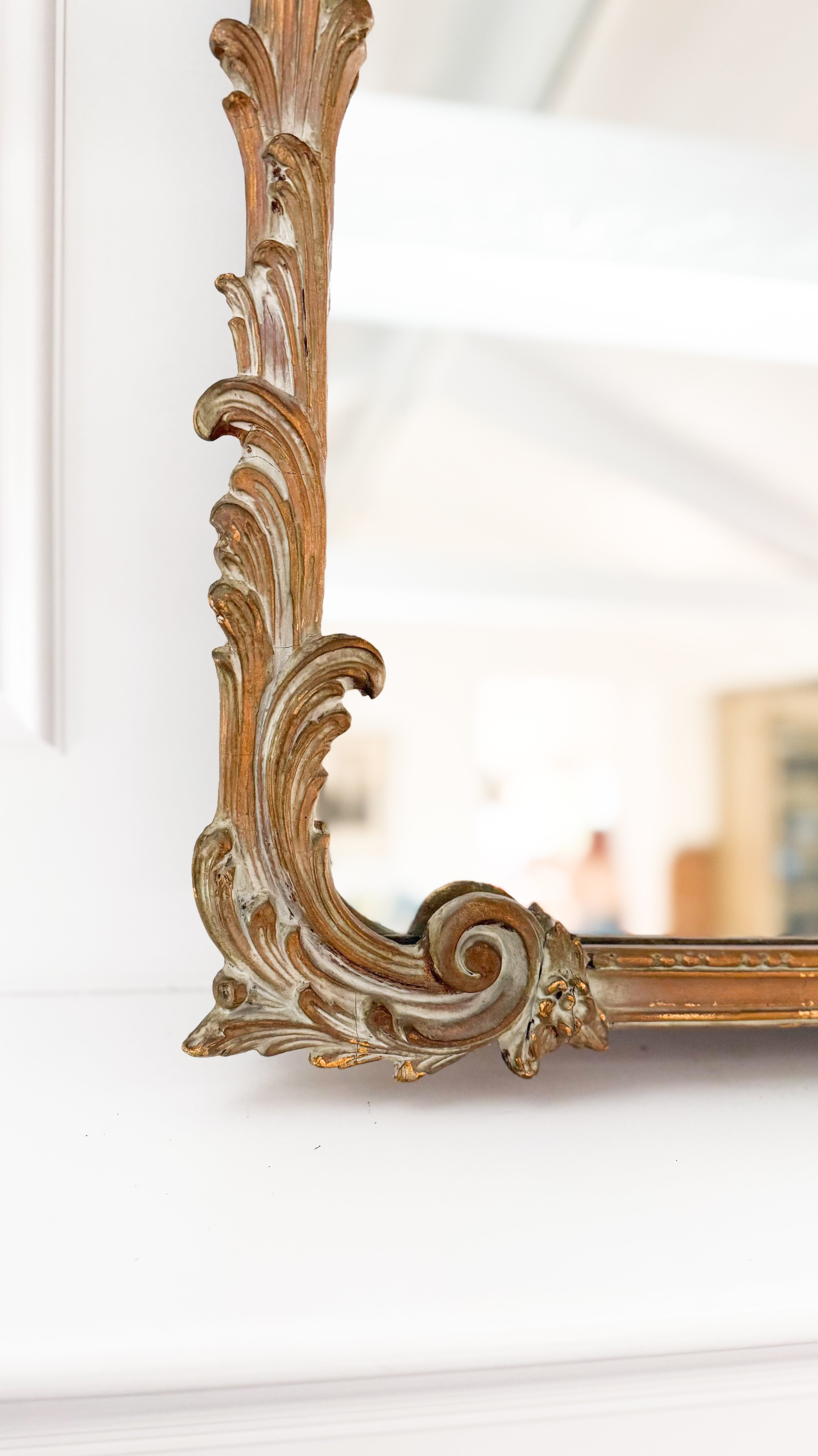 Vintage Grande Gold Mirror
