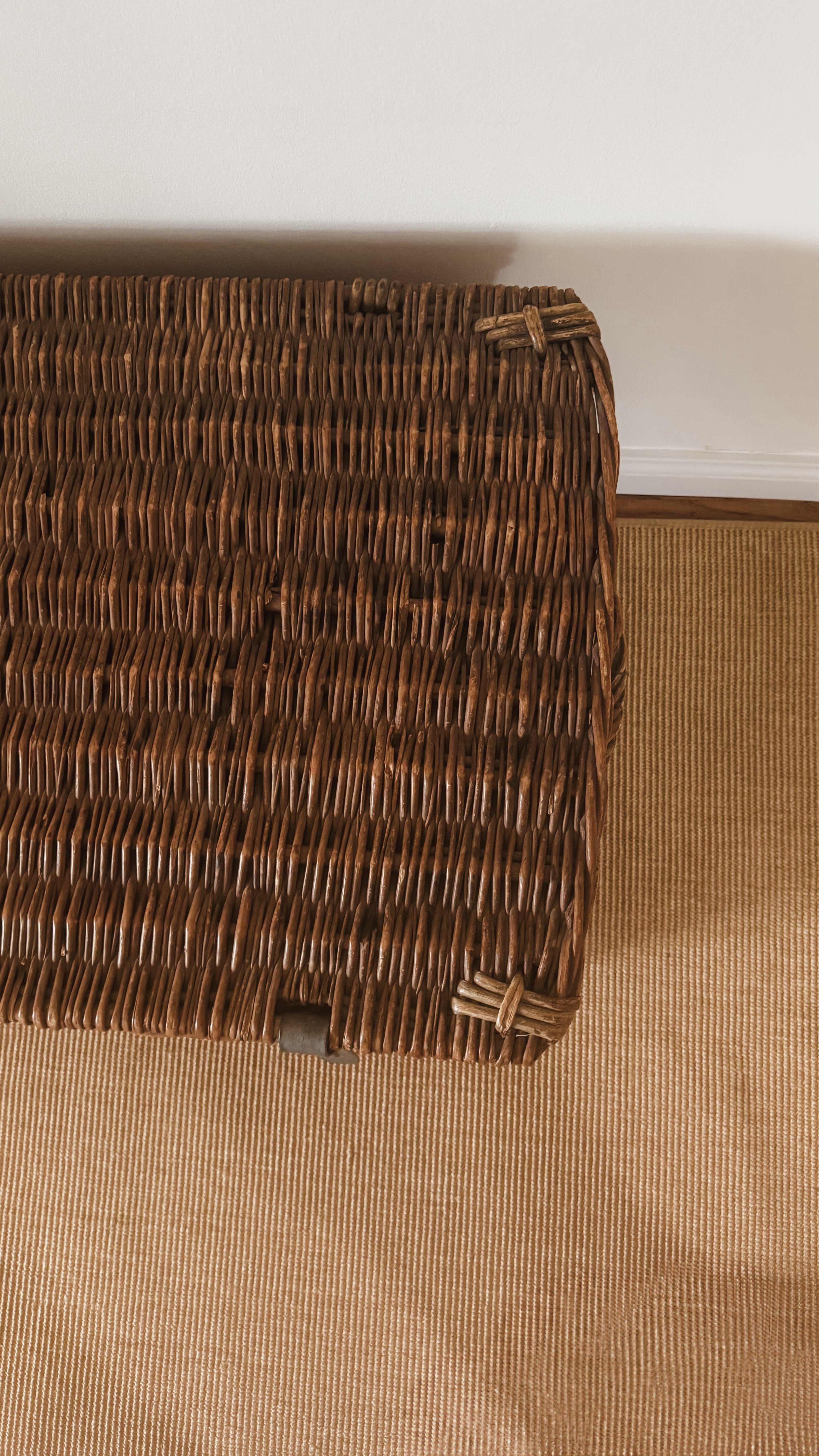 Early Vintage/Antique Wicker Trunk