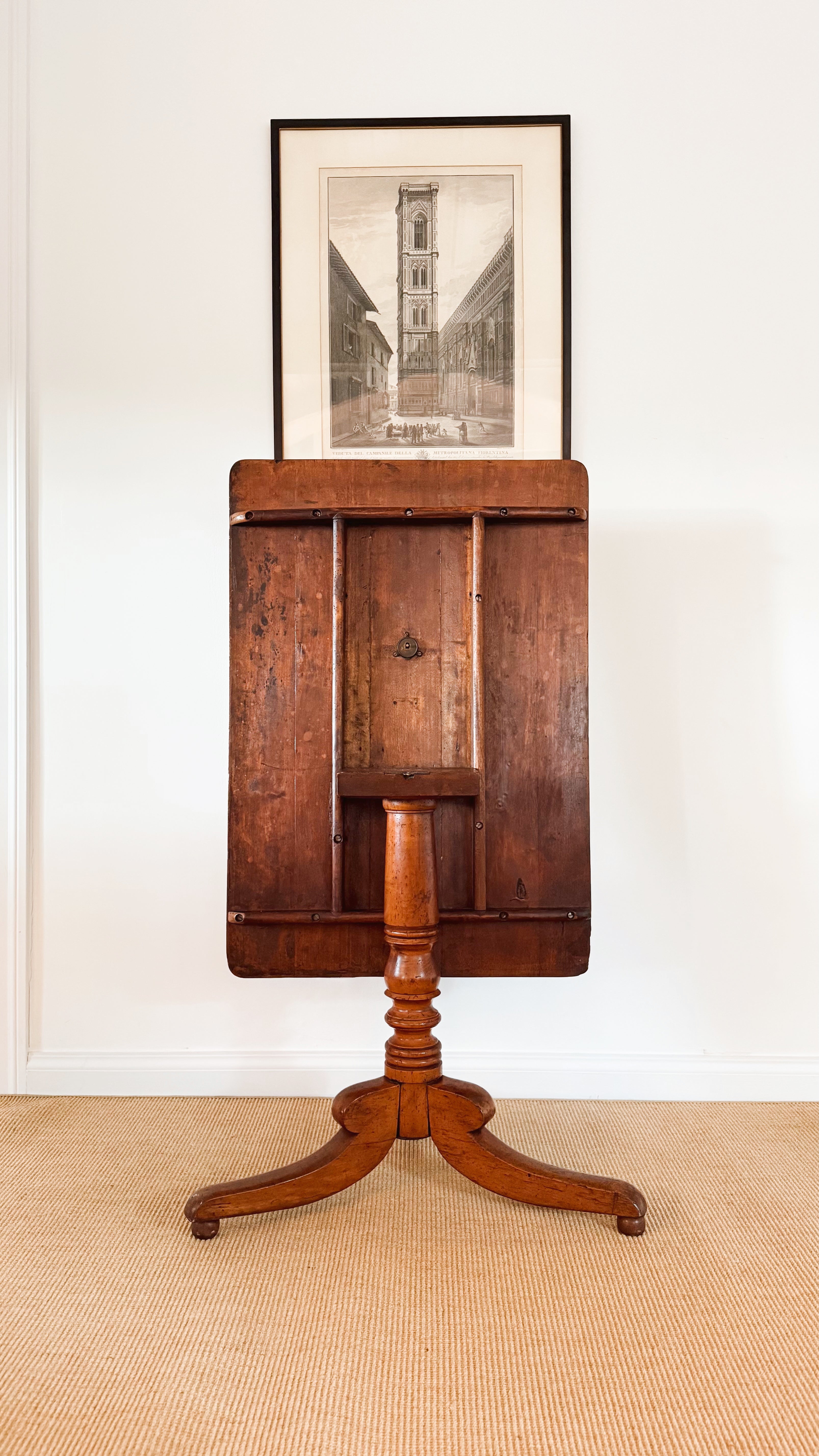 Antique English Regency Era Tilt Table