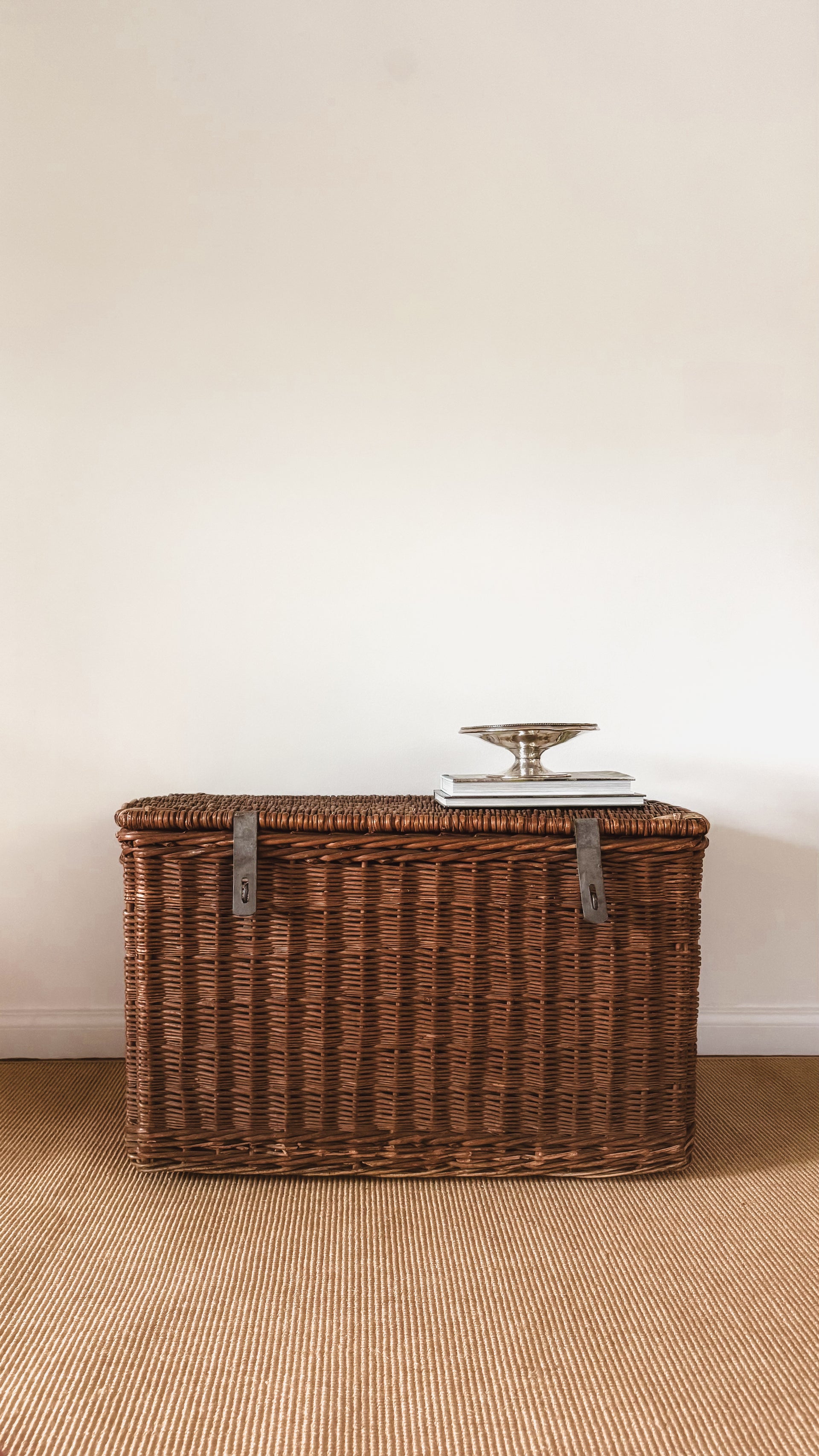 Early Vintage/Antique Wicker Trunk
