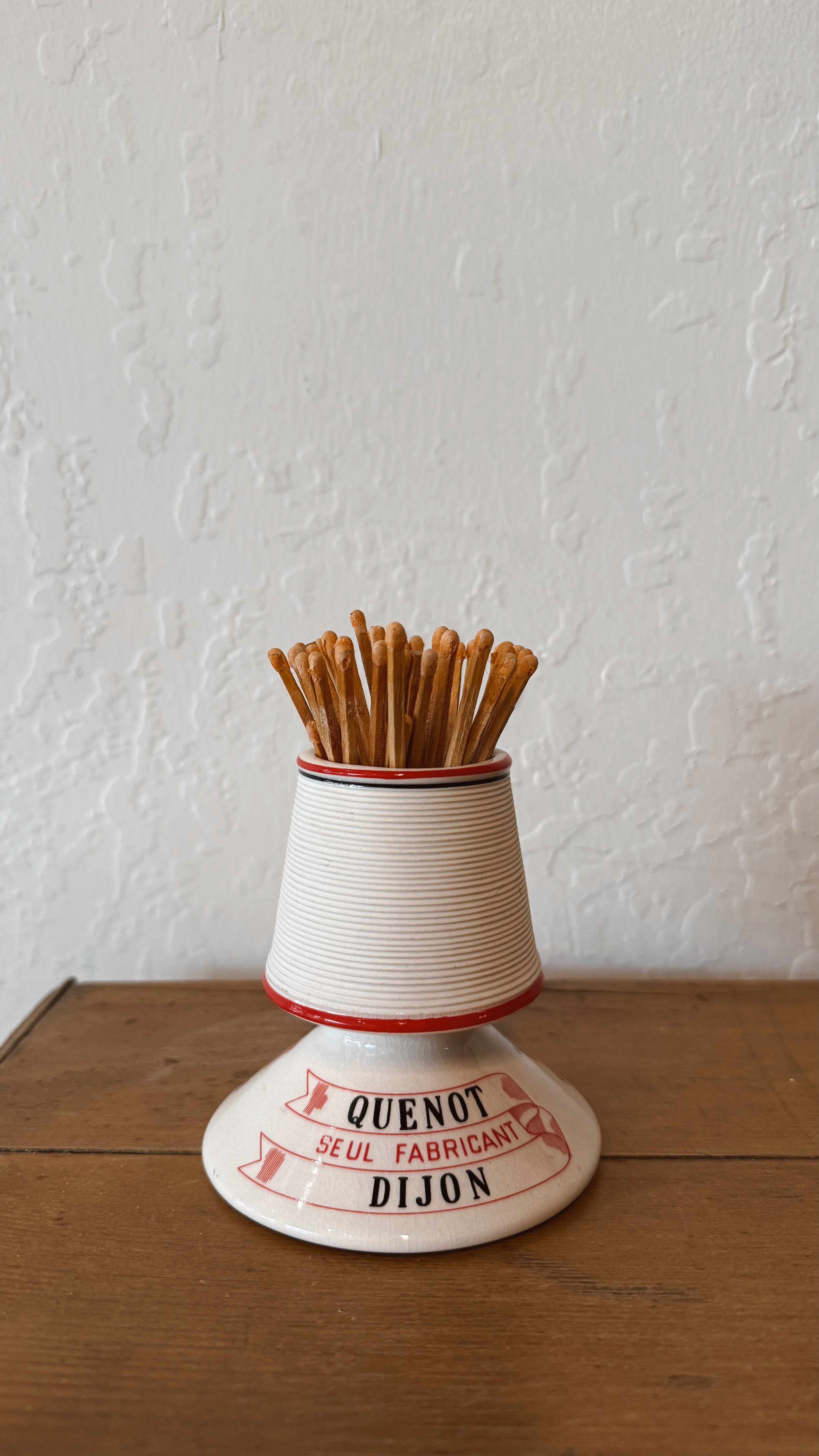 Rare Antique French Cafe Match Striker