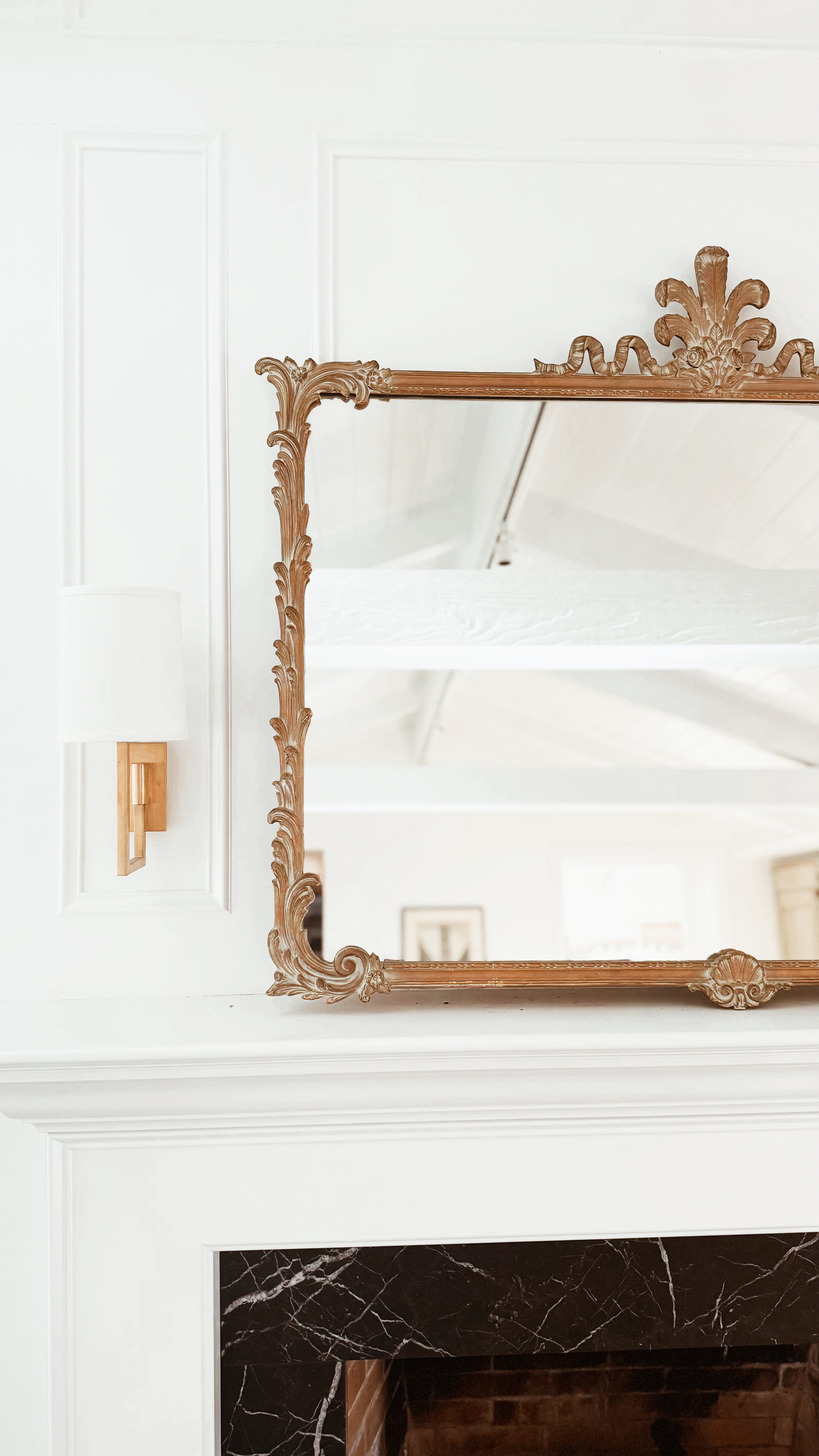 Vintage Grande Gold Mirror
