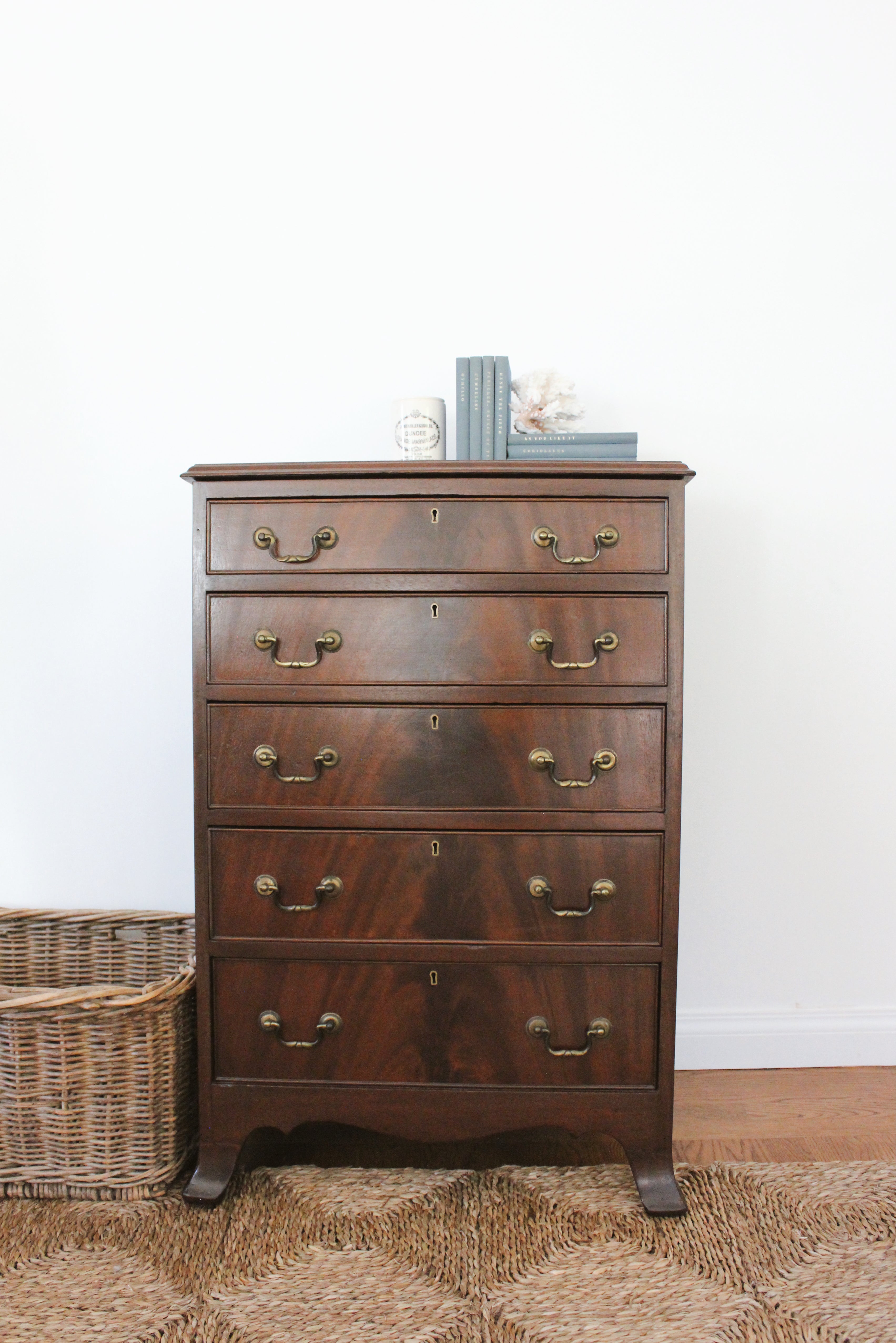 Antique English Bachelor Chest