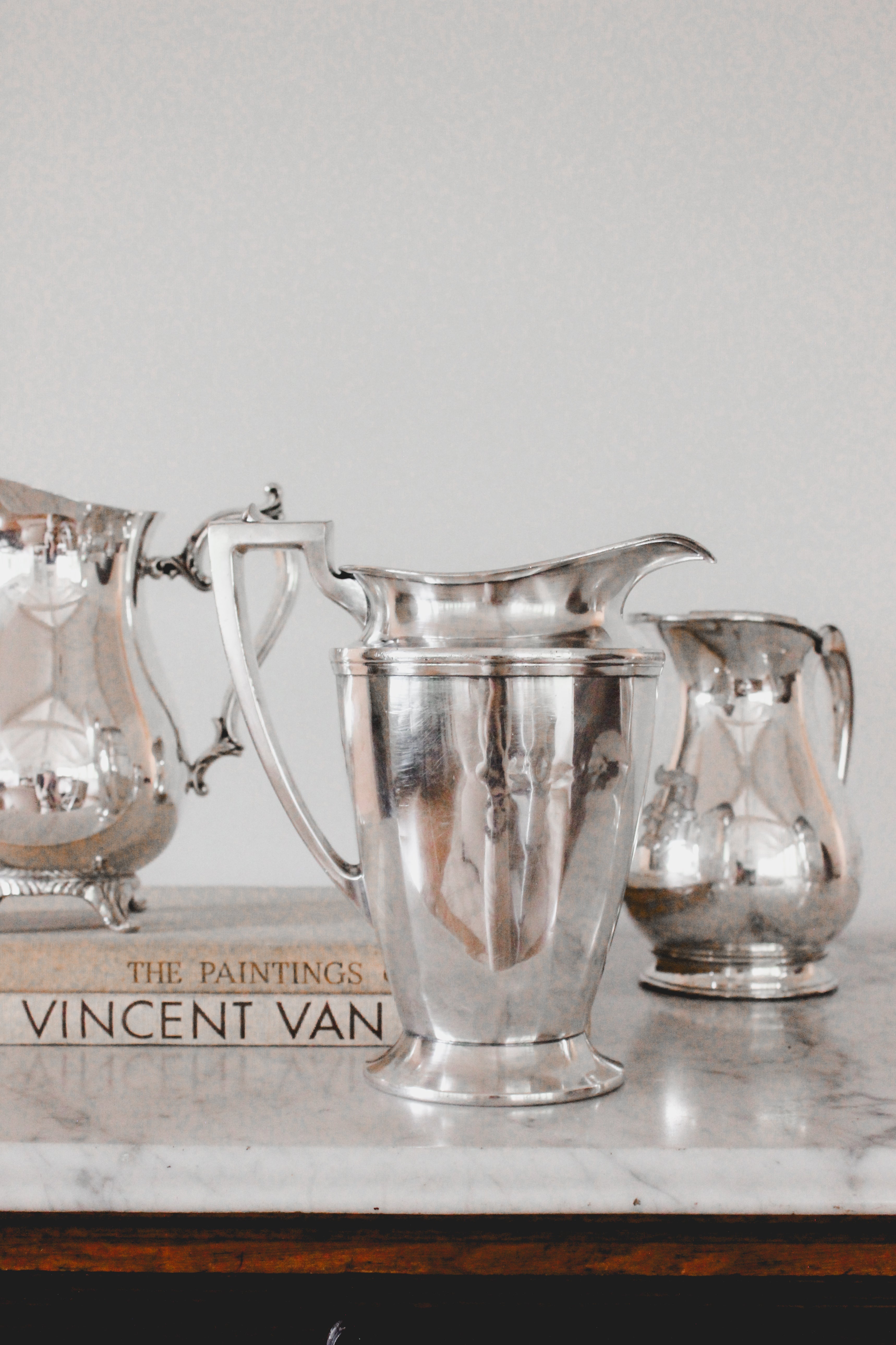 Vintage Silver Water Pitcher