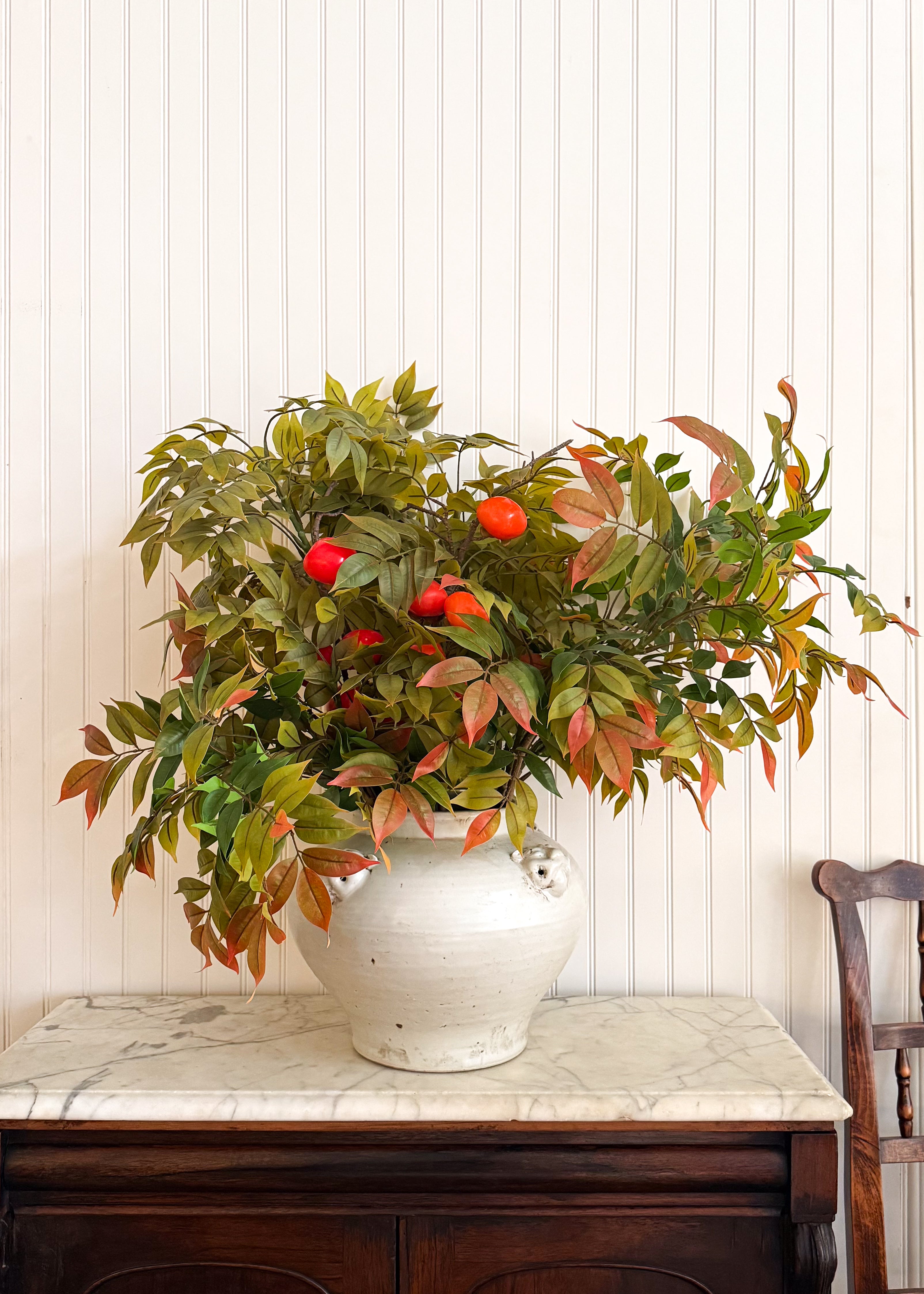 Faux Persimmon Branch