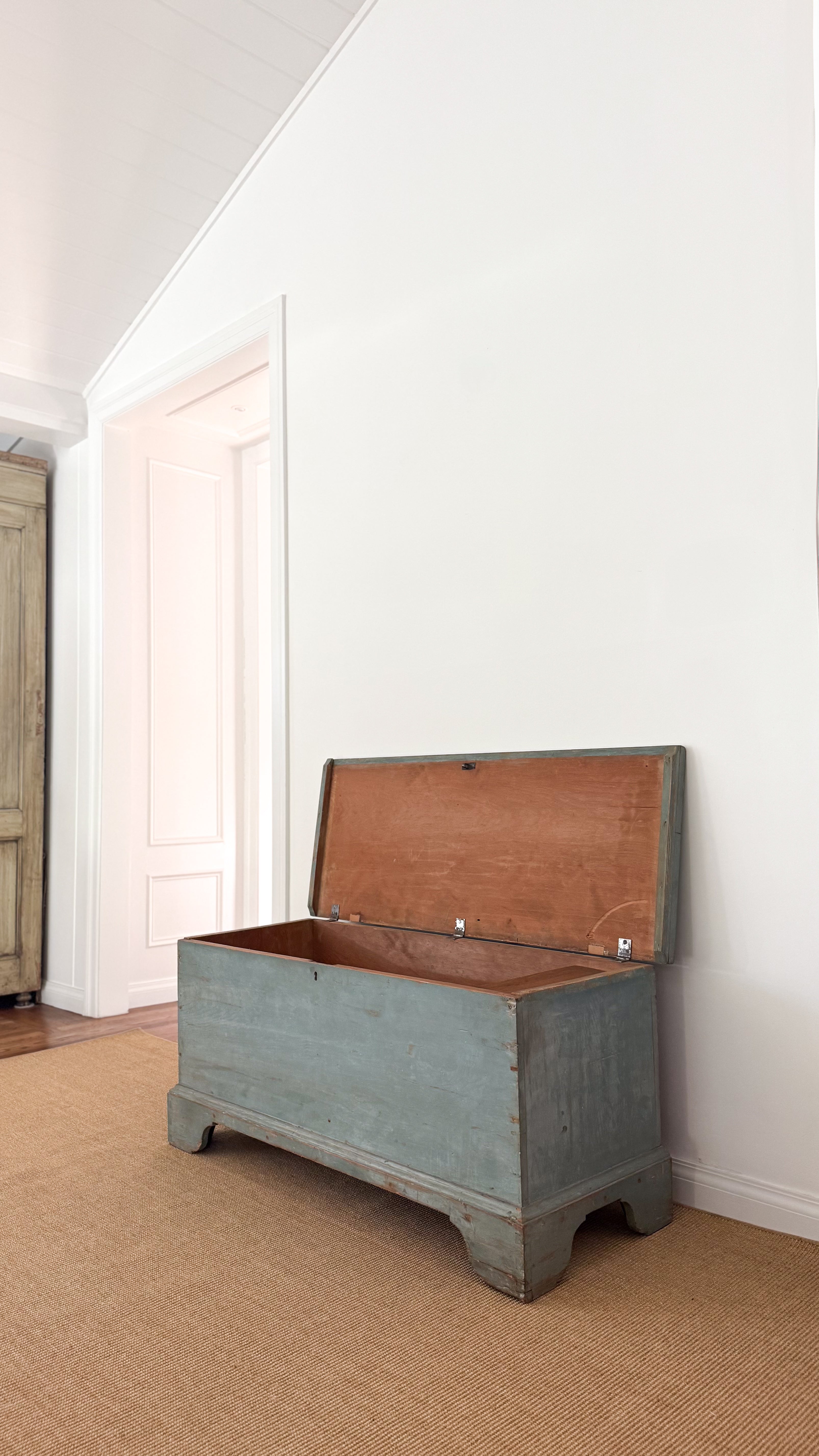 Antique Early American Painted Blanket Chest