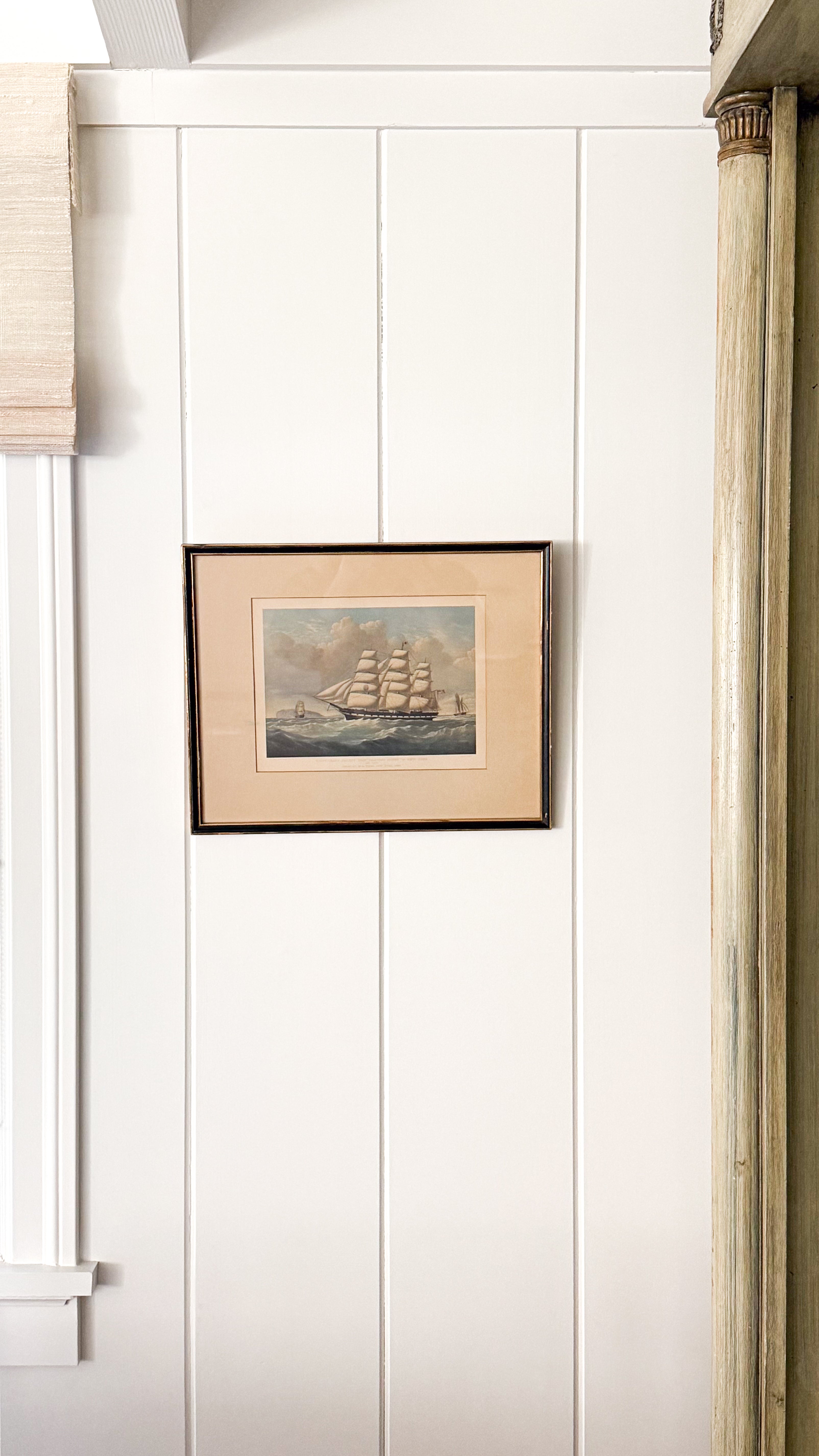 Early Vintage Ship Print
