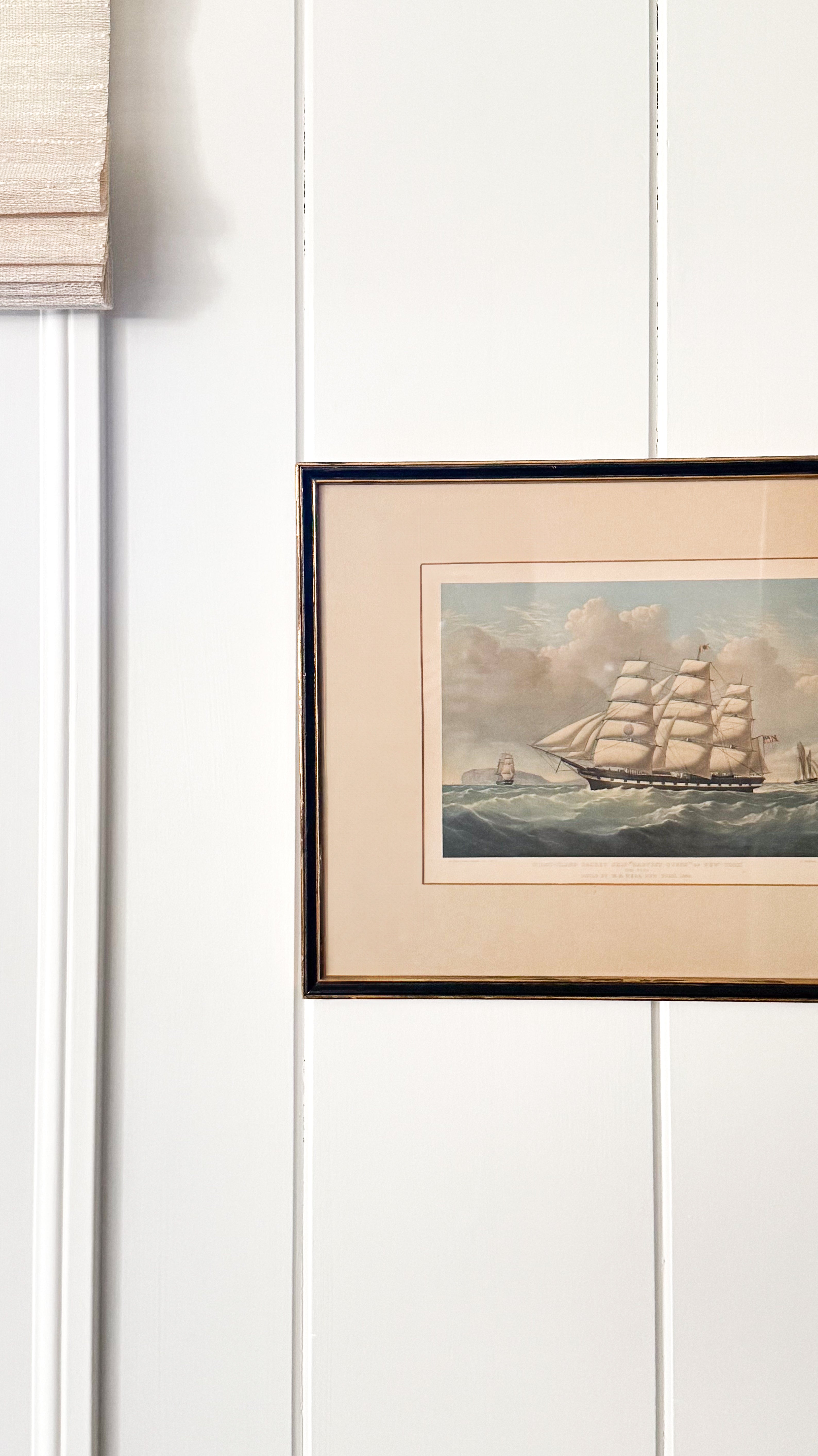 Early Vintage Ship Print