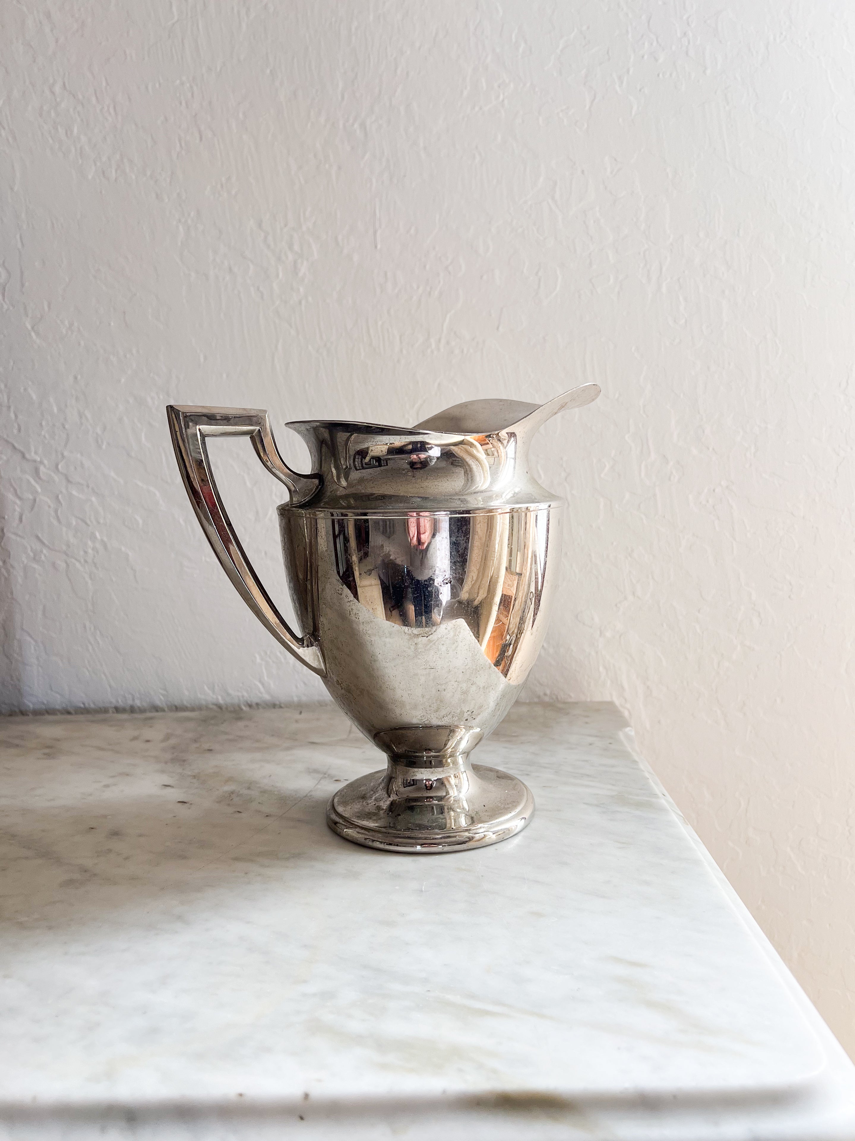Vintage Silver Color Pitcher