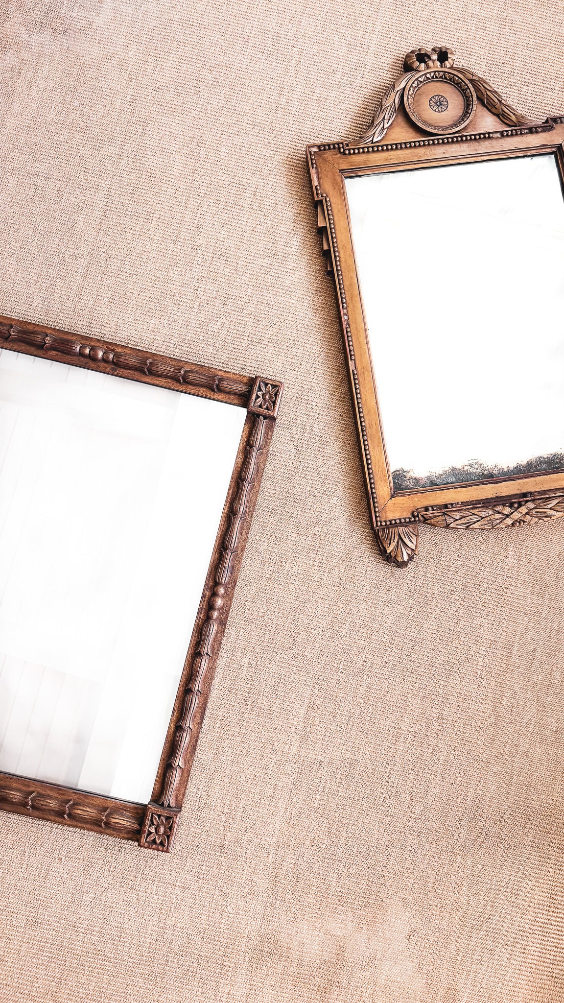 Early Vintage Gilded Frame with Mirror