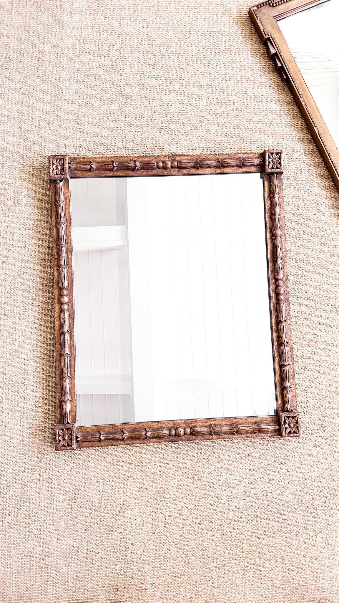 Early Vintage Gilded Frame with Mirror