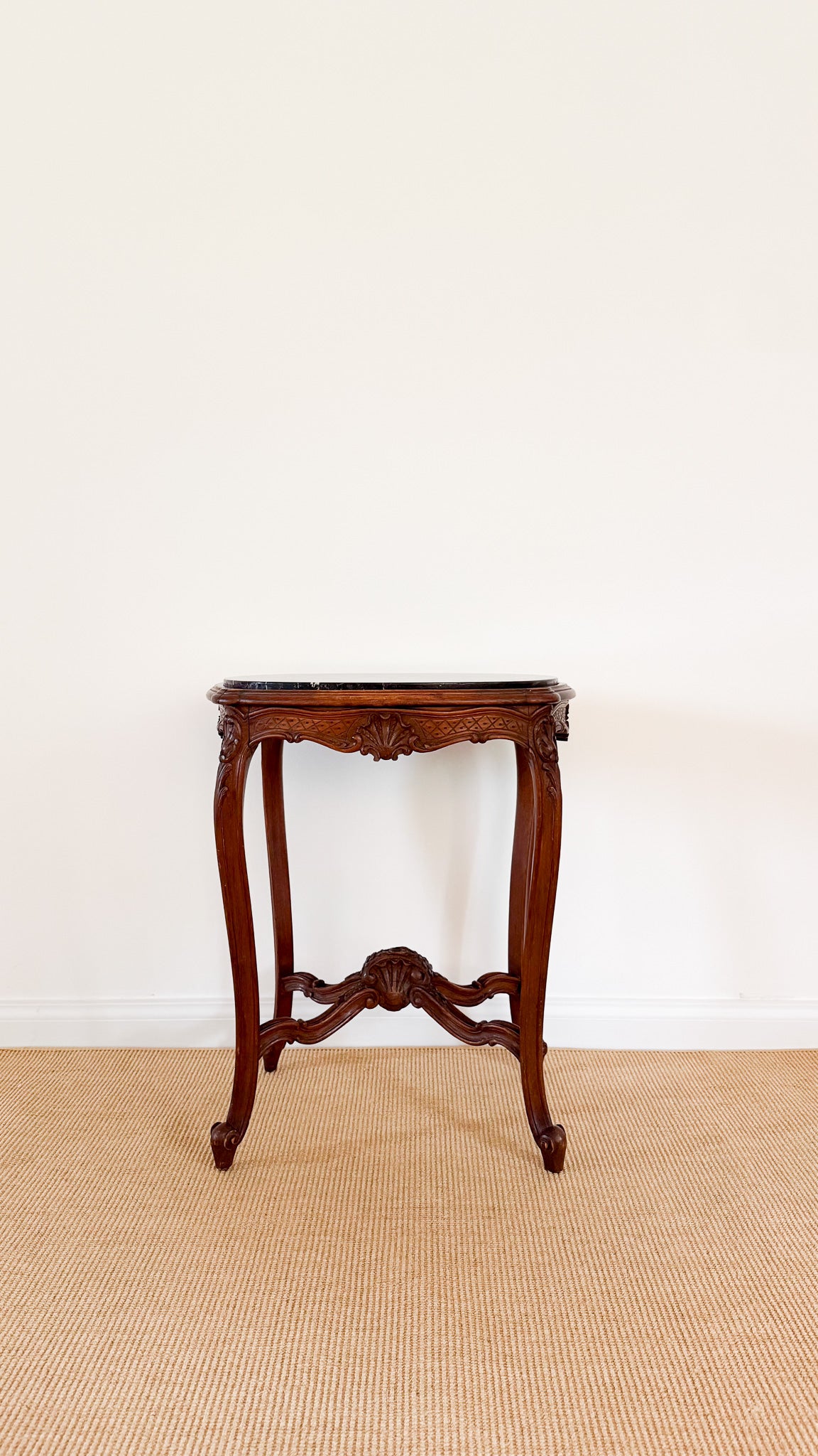 Antique 1920's French Marble Side Table