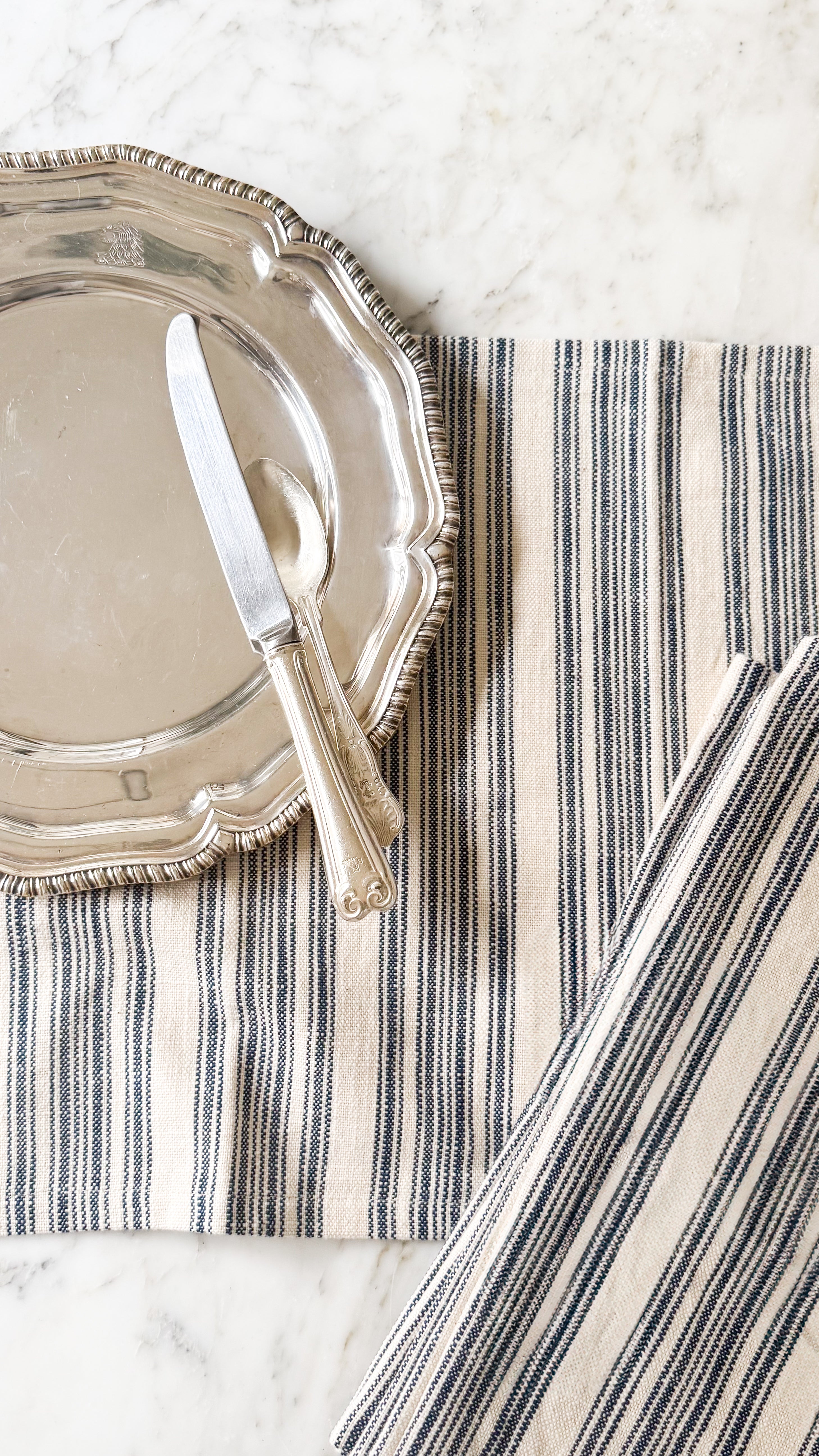 Larkspur Cotton Placemats, Set of 4
