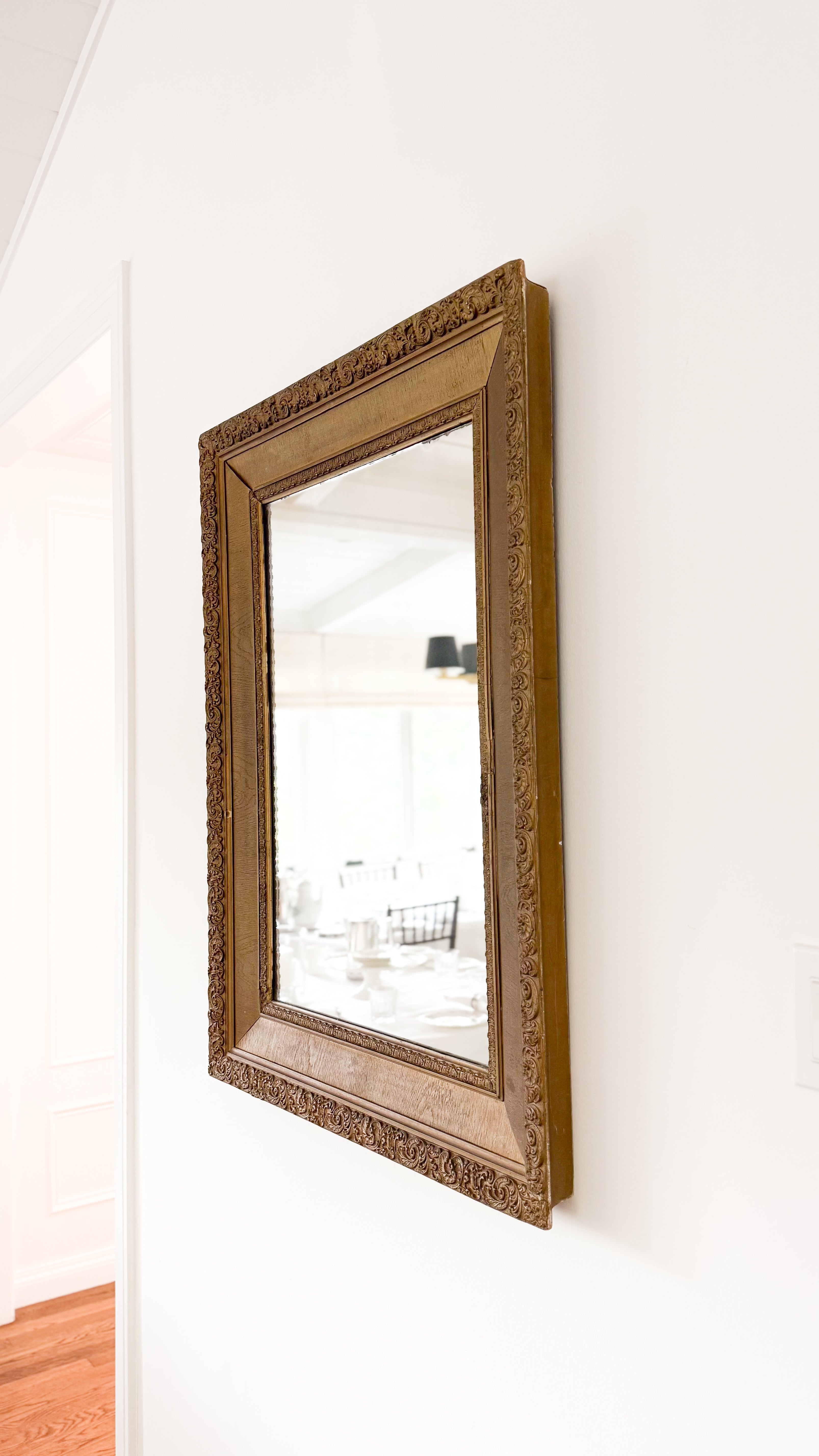 Antique Gilt Gesso Mirror