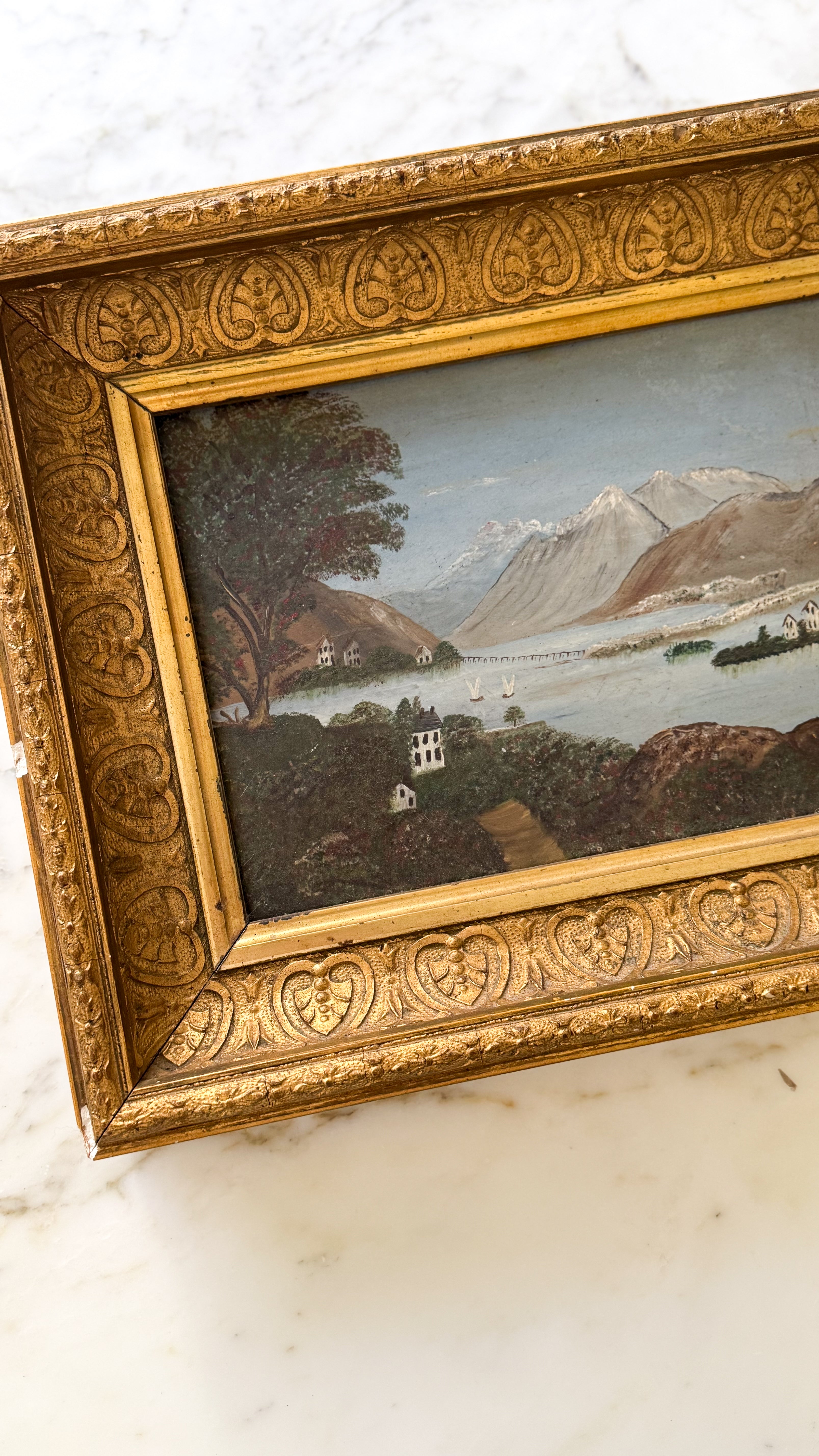 19th c Oil on Board