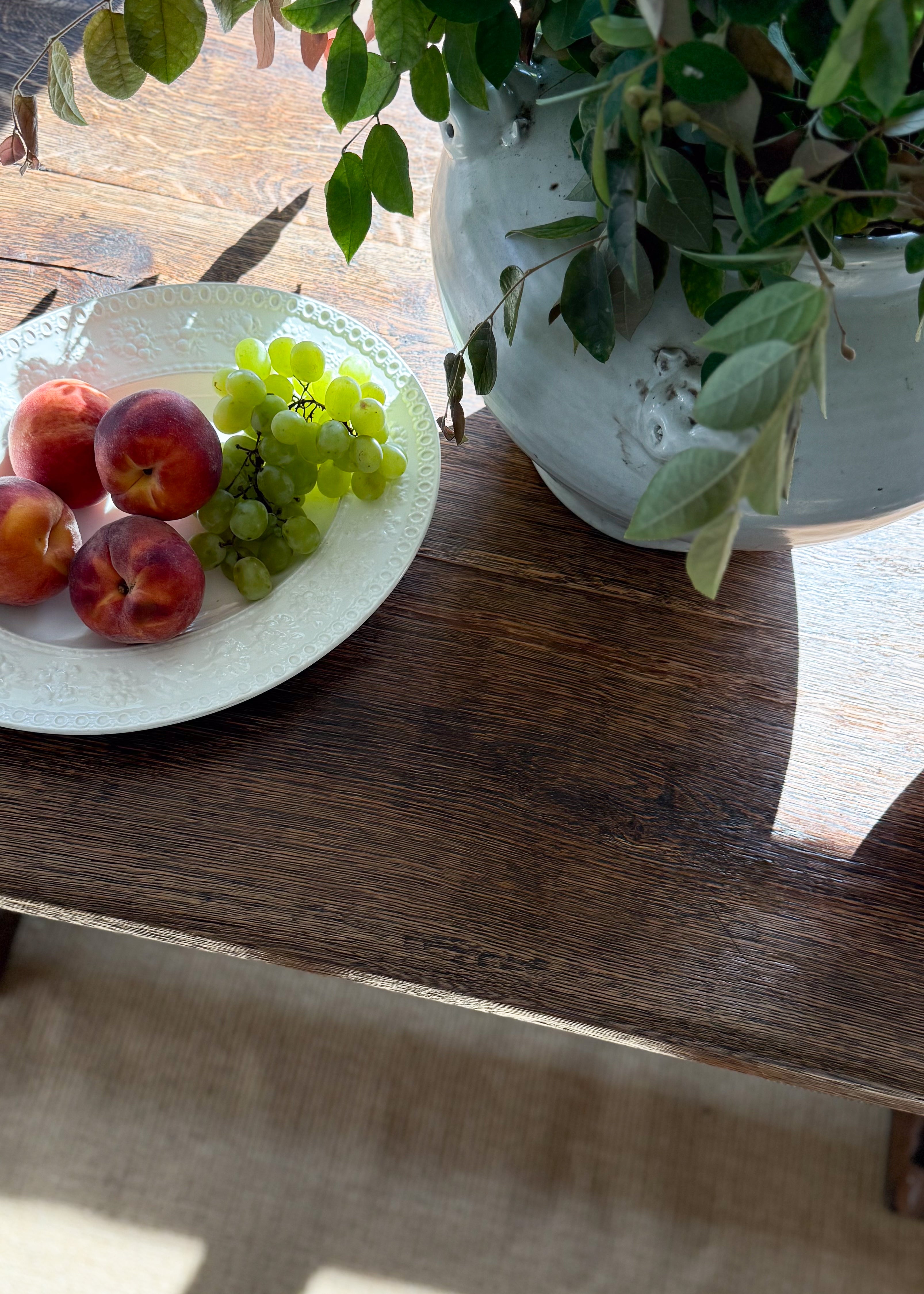 Antique European Trestle Dining Table