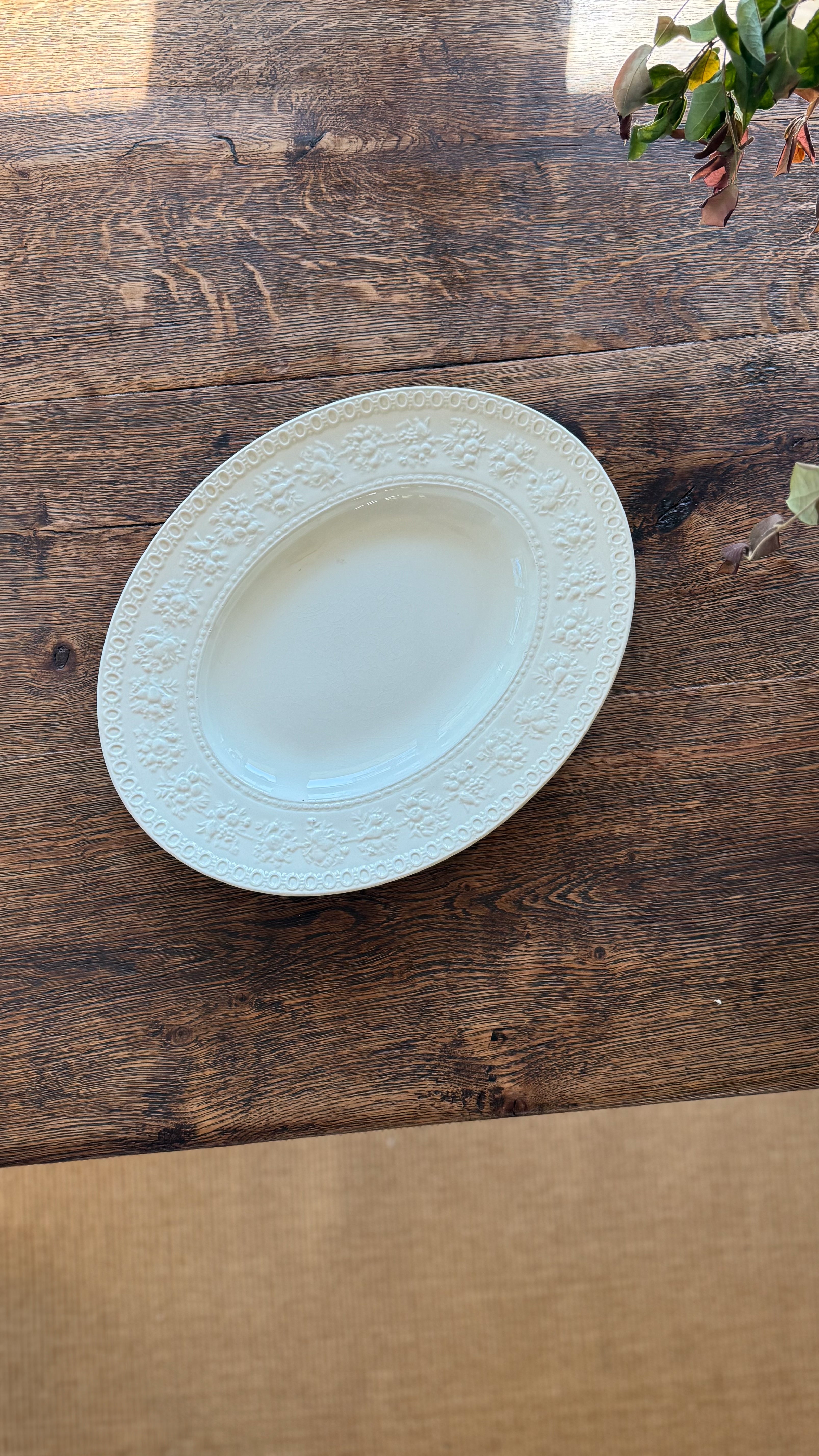 Antique European Trestle Dining Table