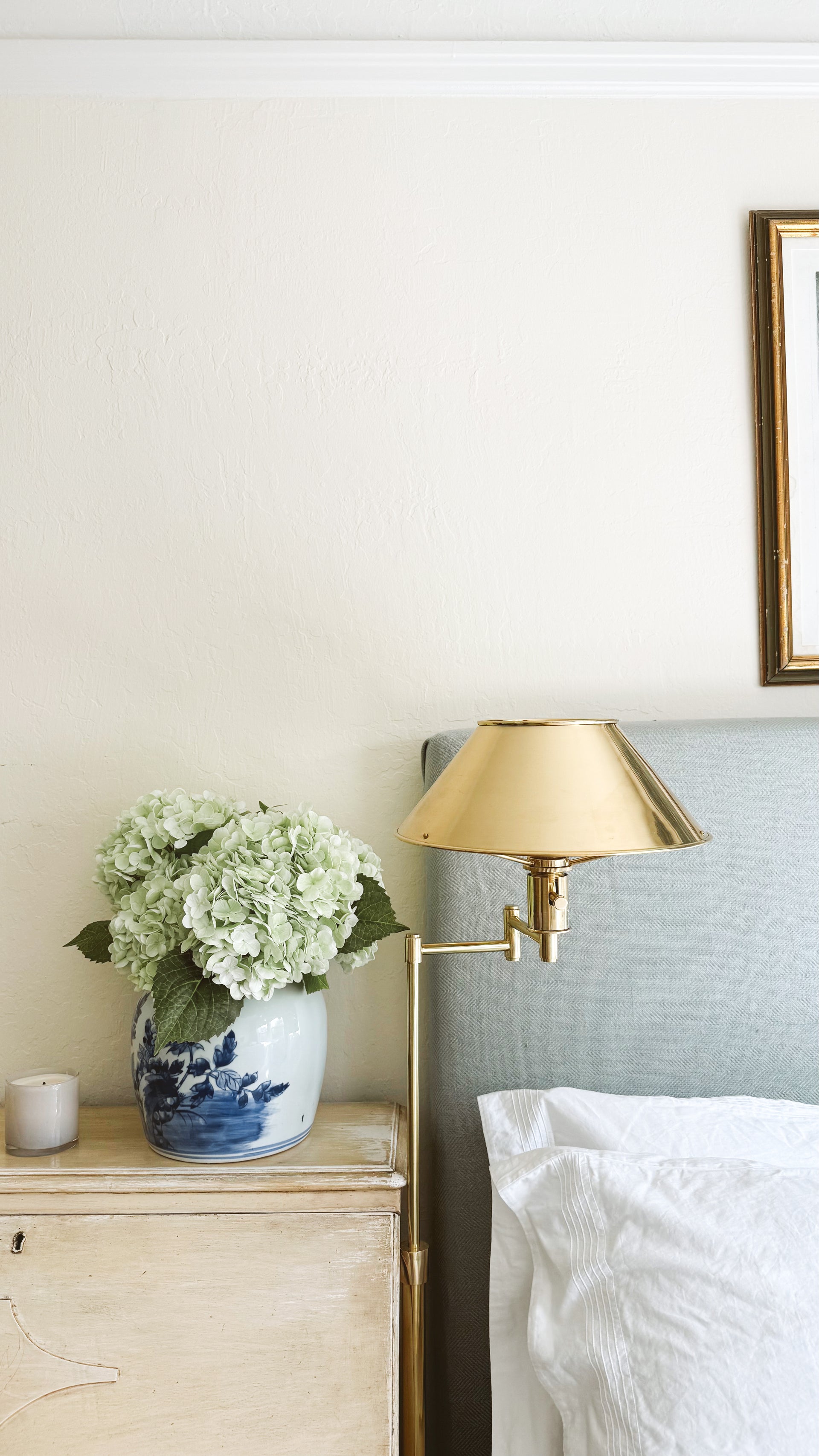 Blue Peony Porcelain Lidded Jar