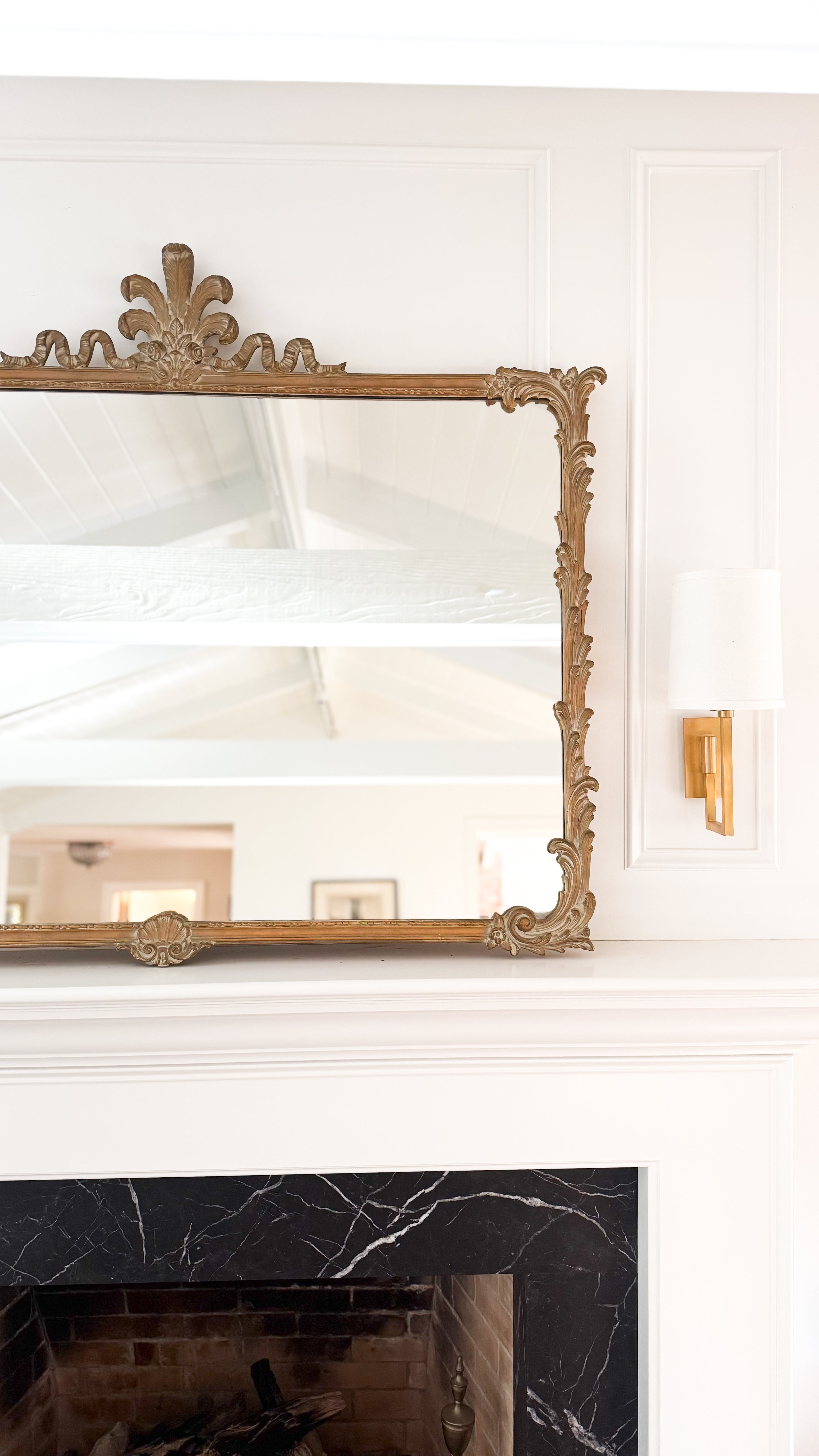 Vintage Grande Gold Mirror