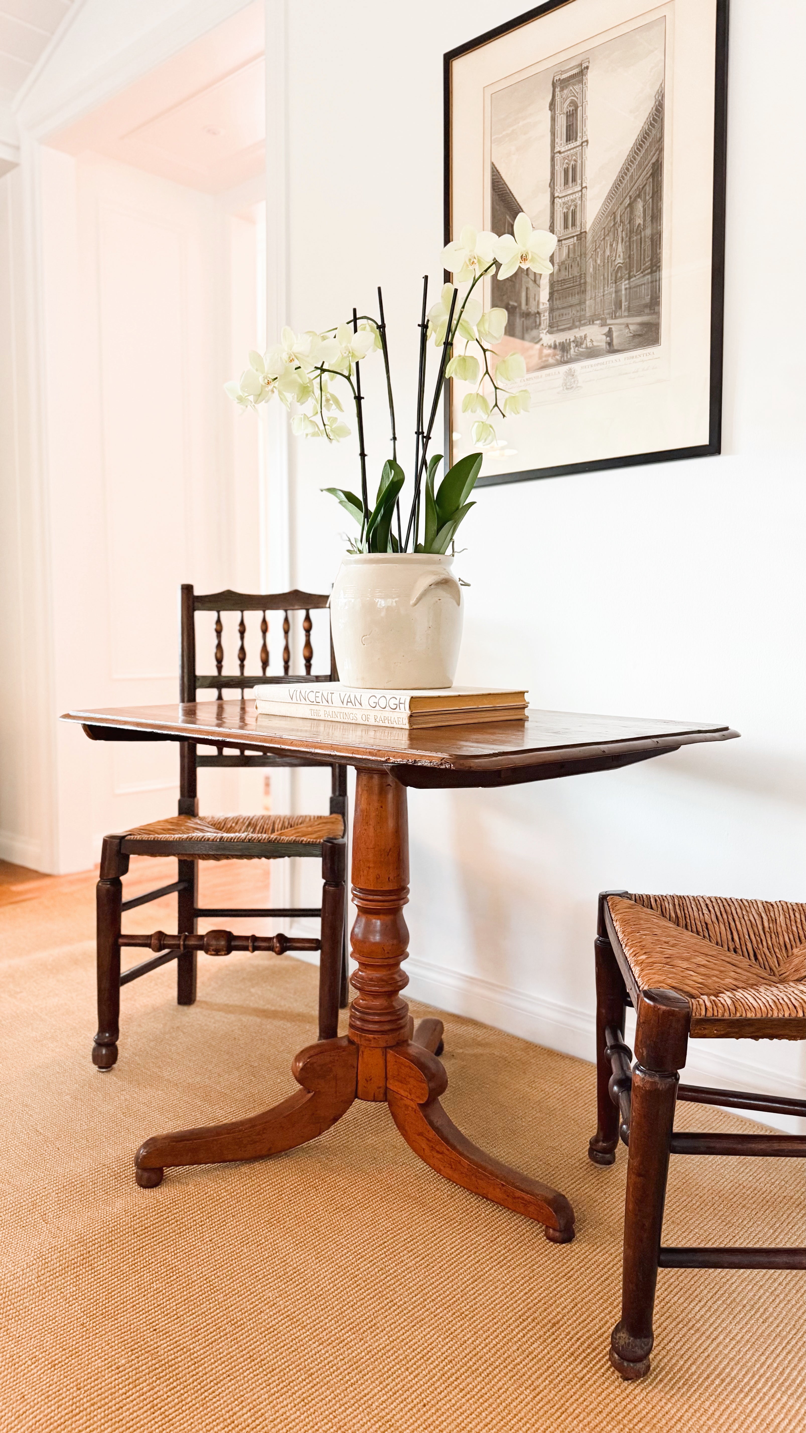 Antique English Regency Era Tilt Table