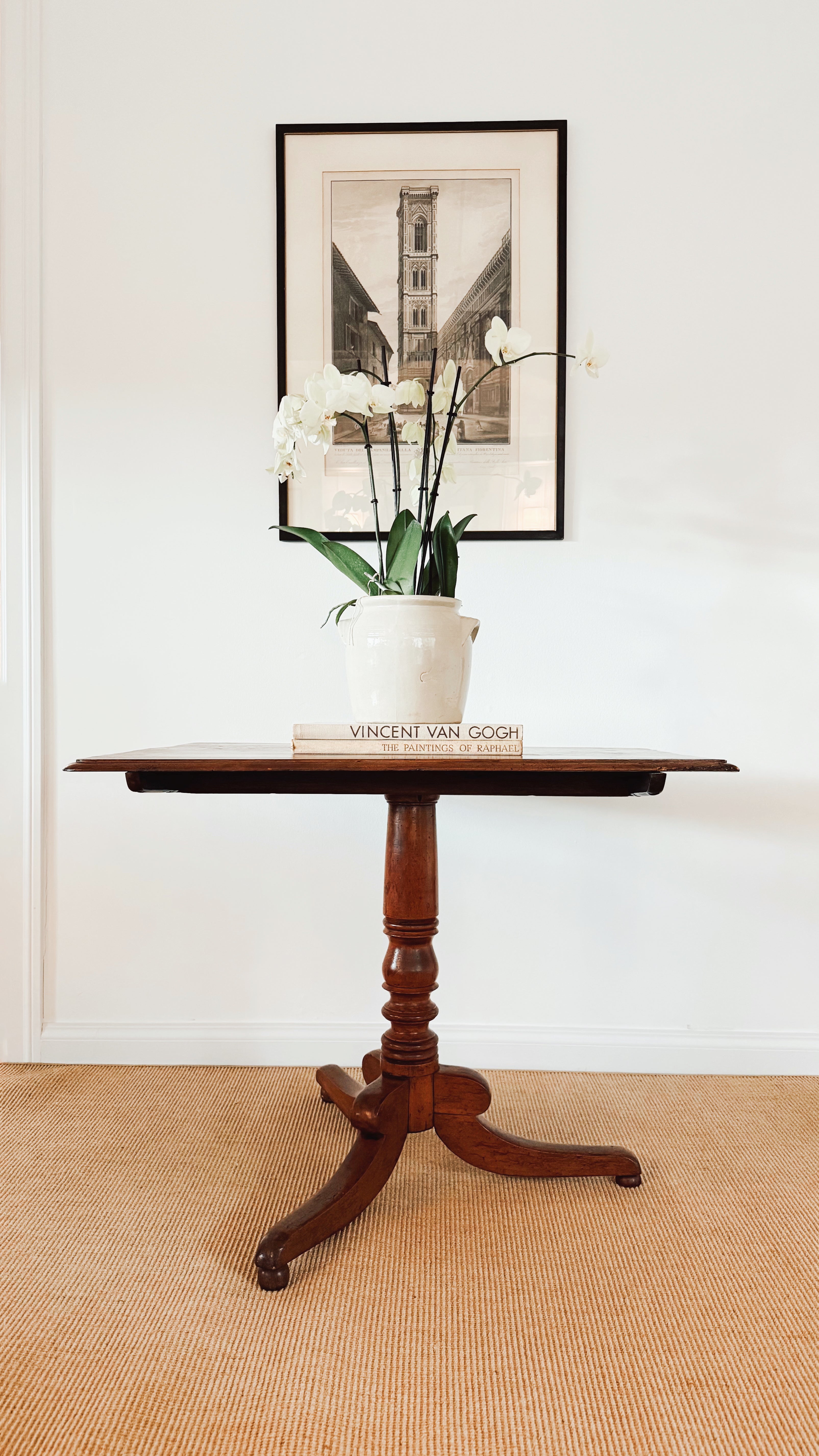 Antique English Regency Era Tilt Table