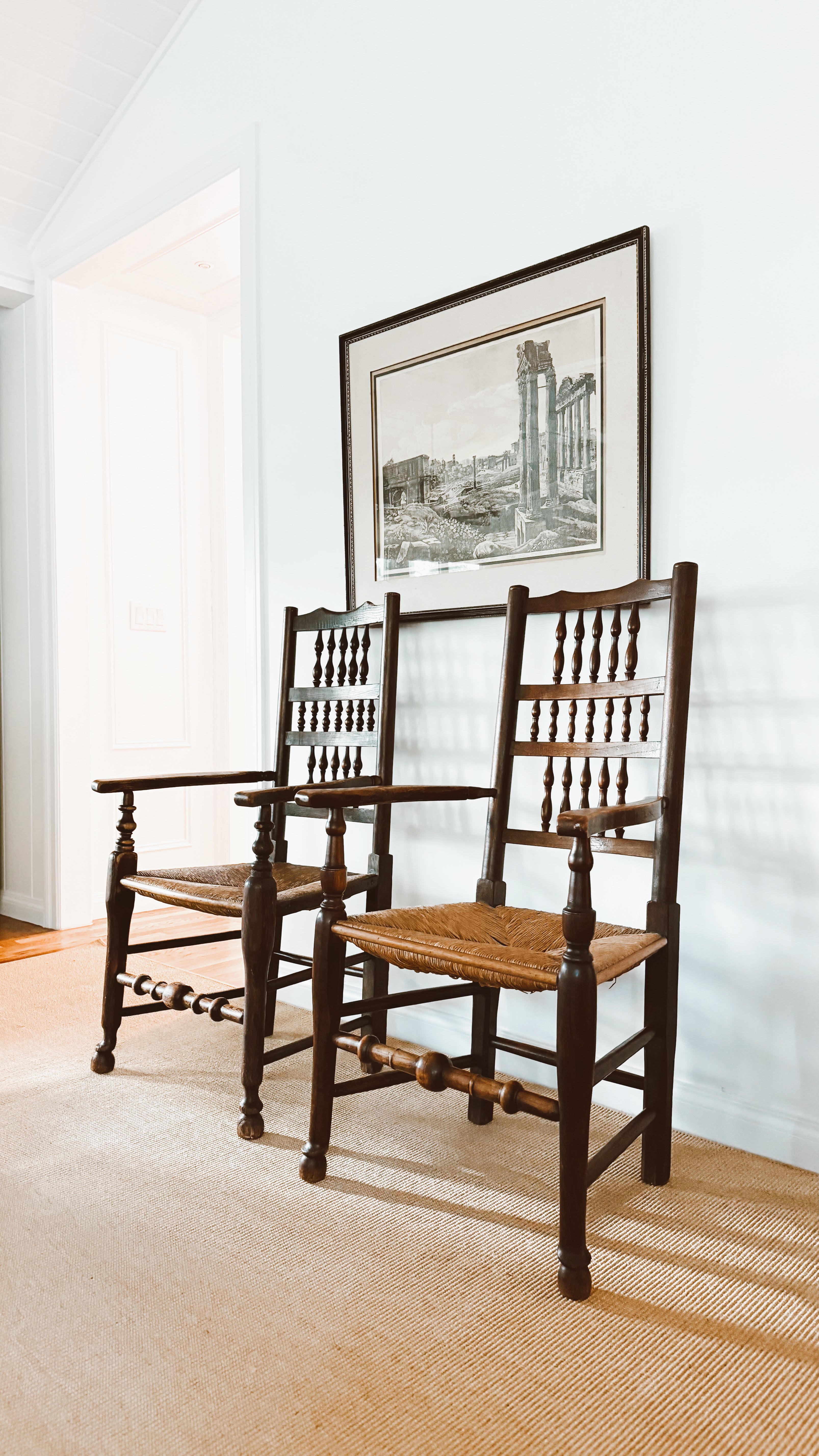 Antique Framed Italian Etching