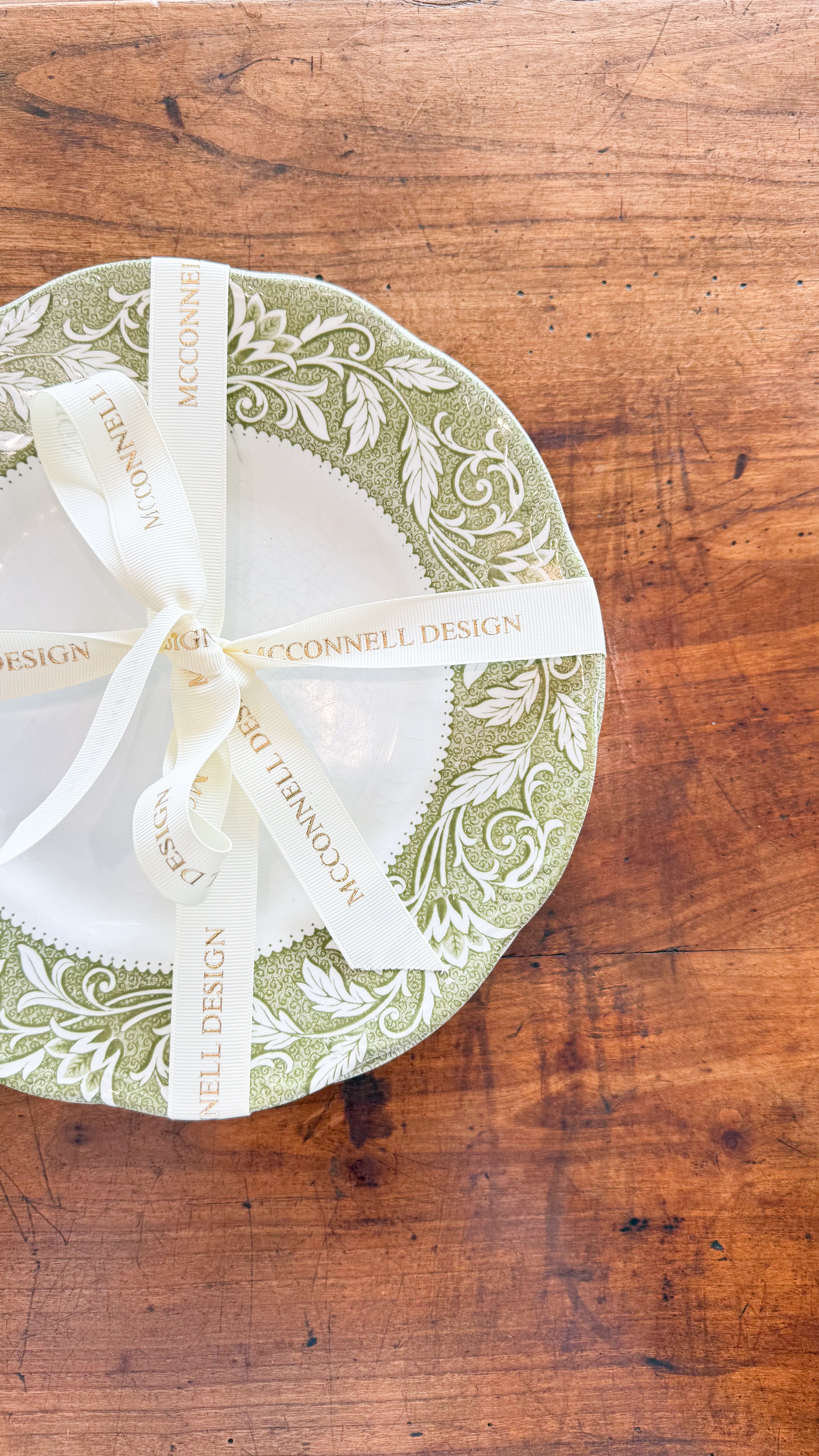 Vintage English Ironstone Dinner Plates, set of 6