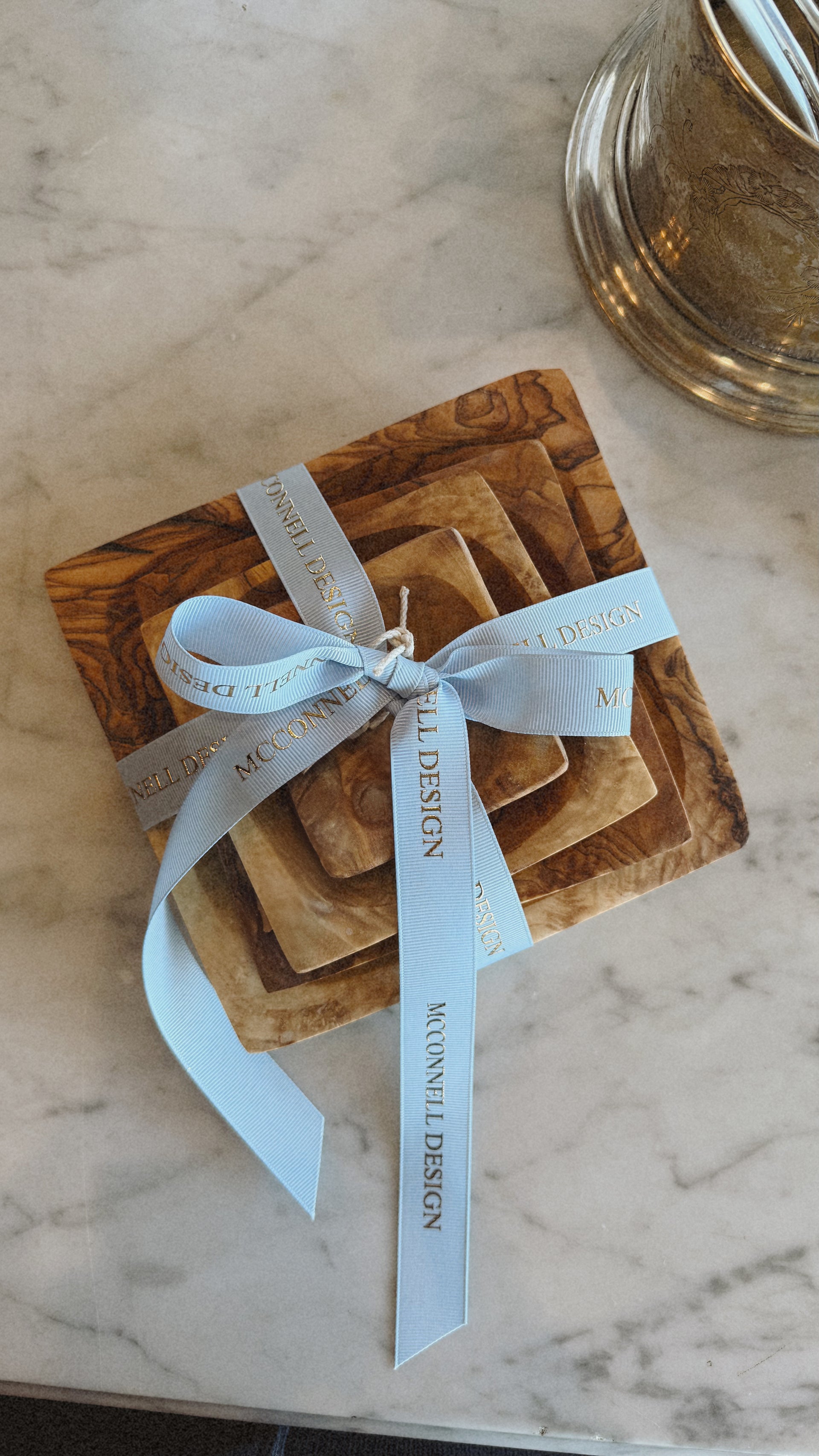 Ancient Olivewood, Set of Charcuterie Plates