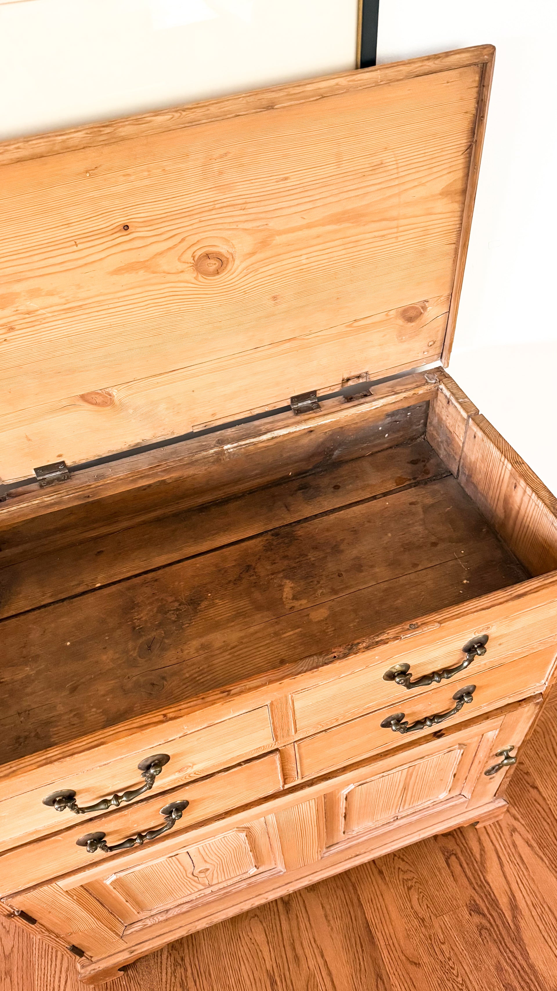 Antique French Cabinet/ Buffet with Lift Top