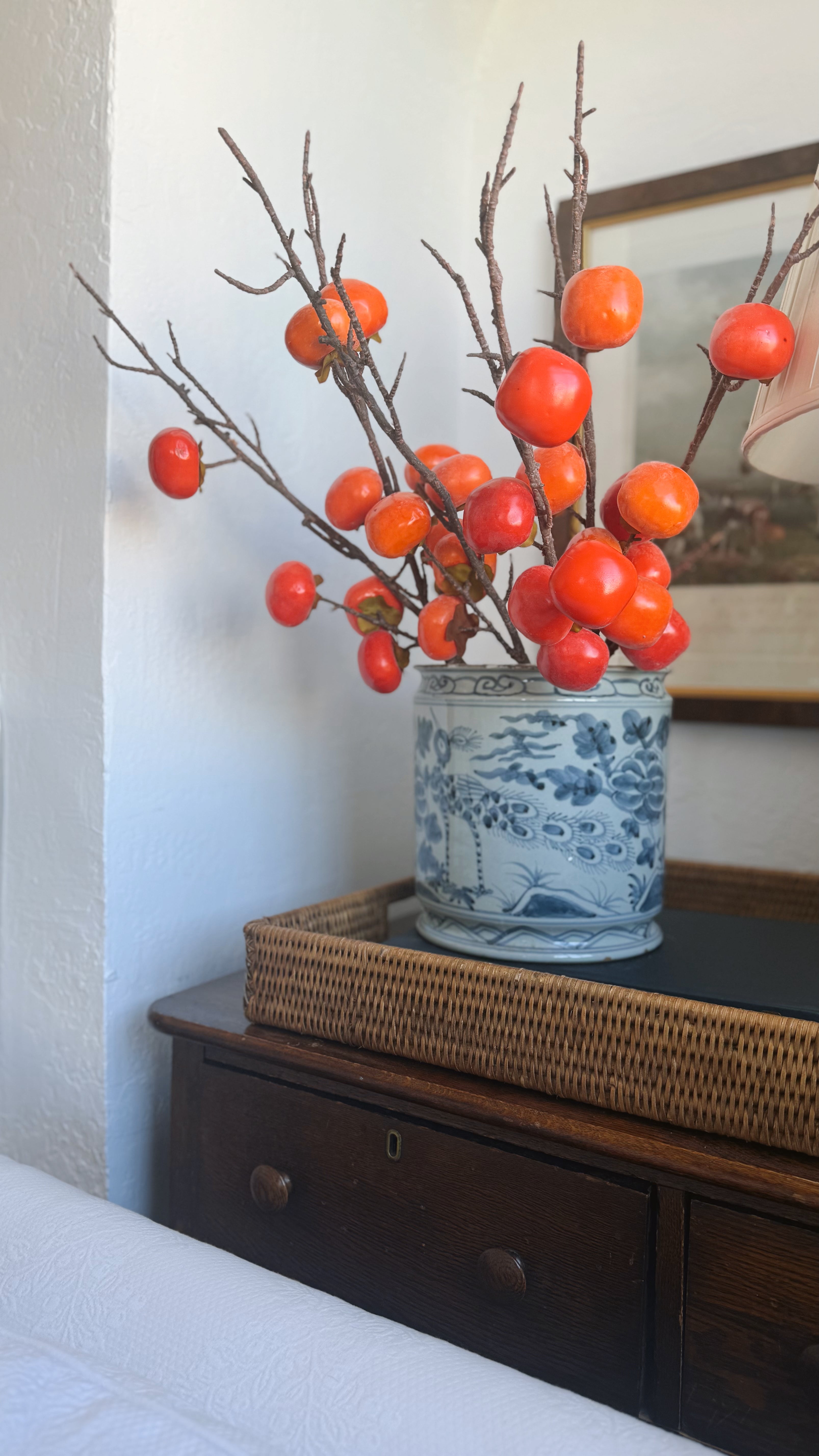 Faux Persimmon Branch