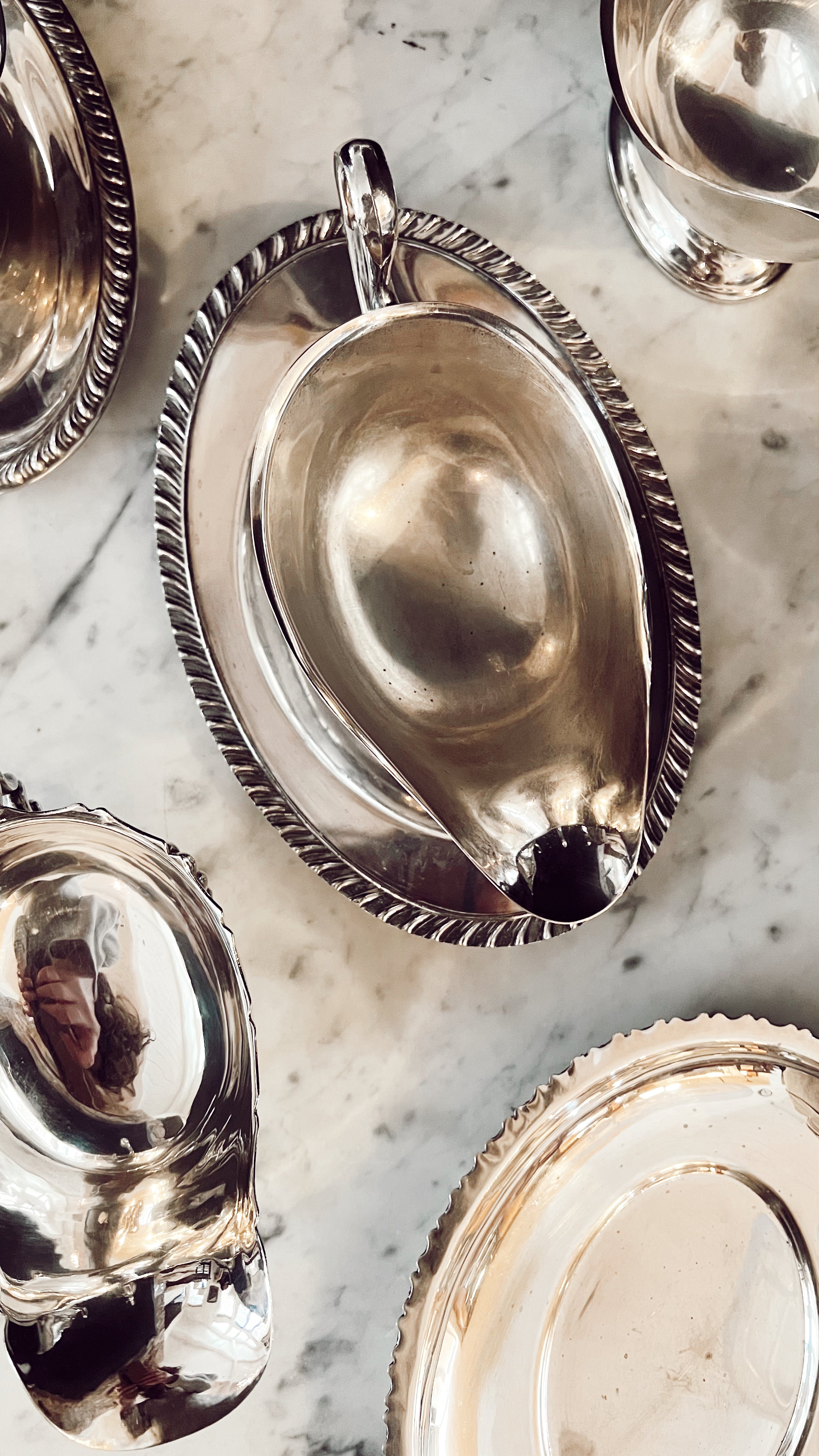 Vintage Silver Gravy/Sauce Boat