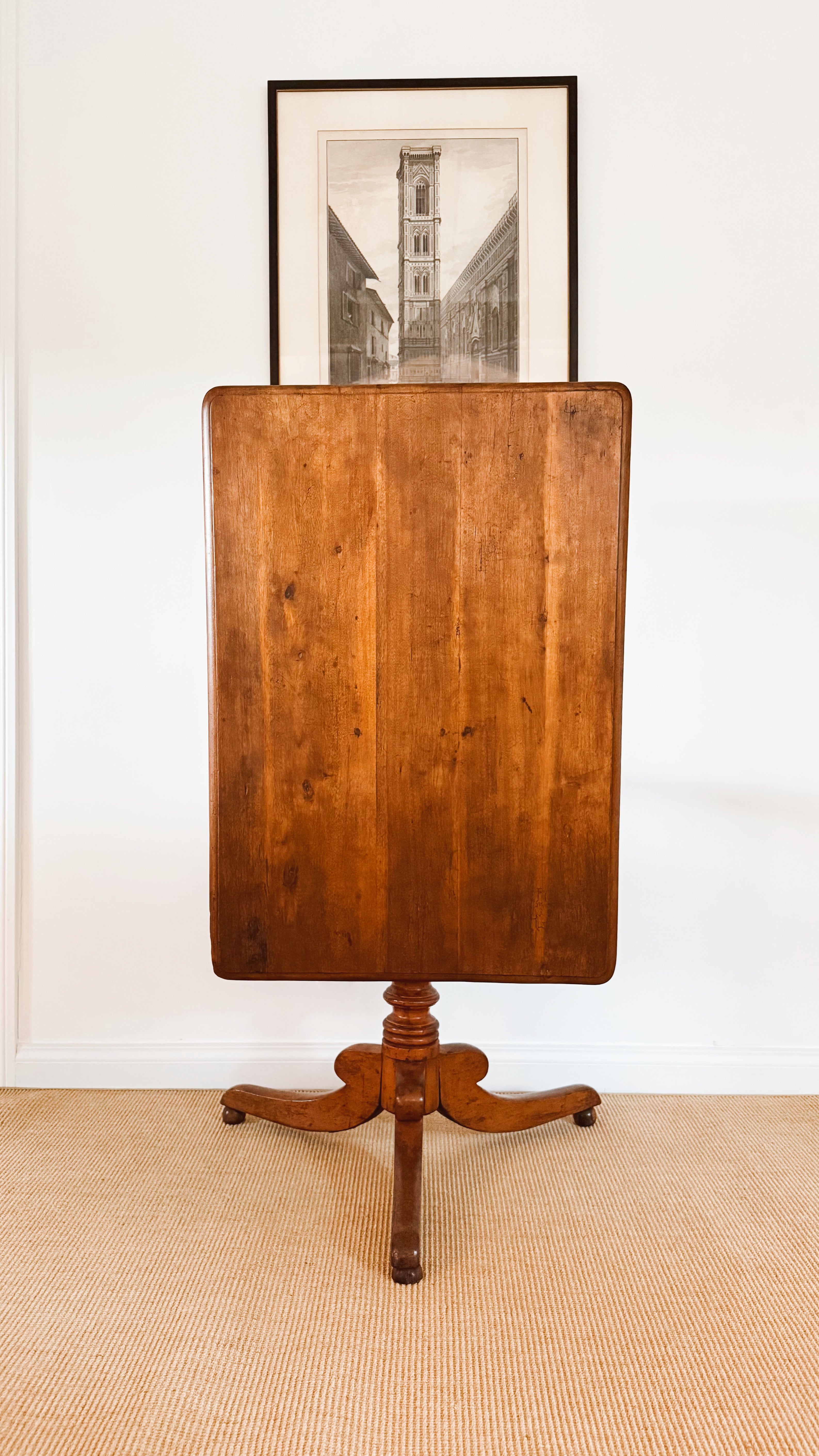 Antique English Regency Era Tilt Table