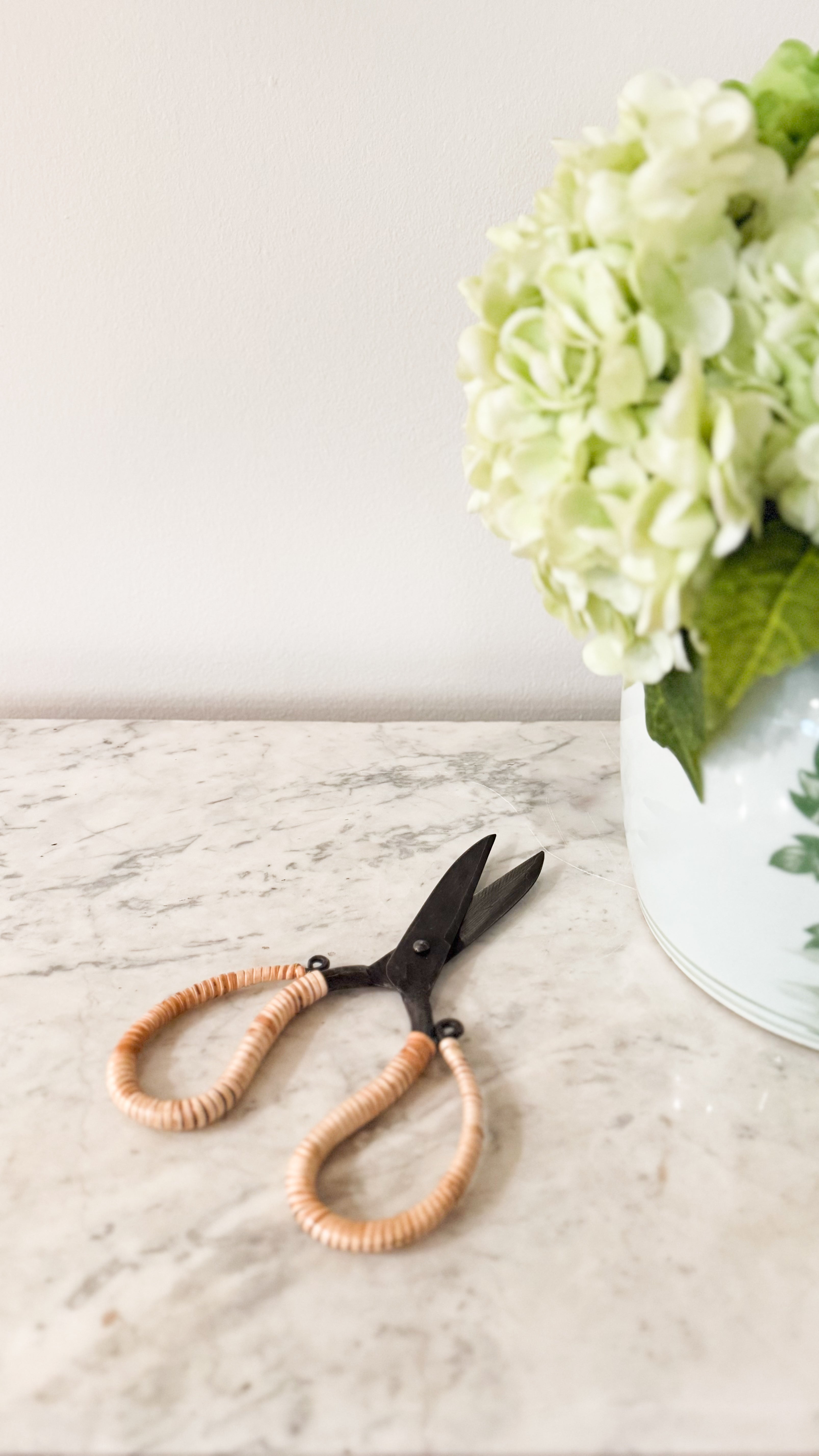 Cane Wrapped Floral & Herb Shears