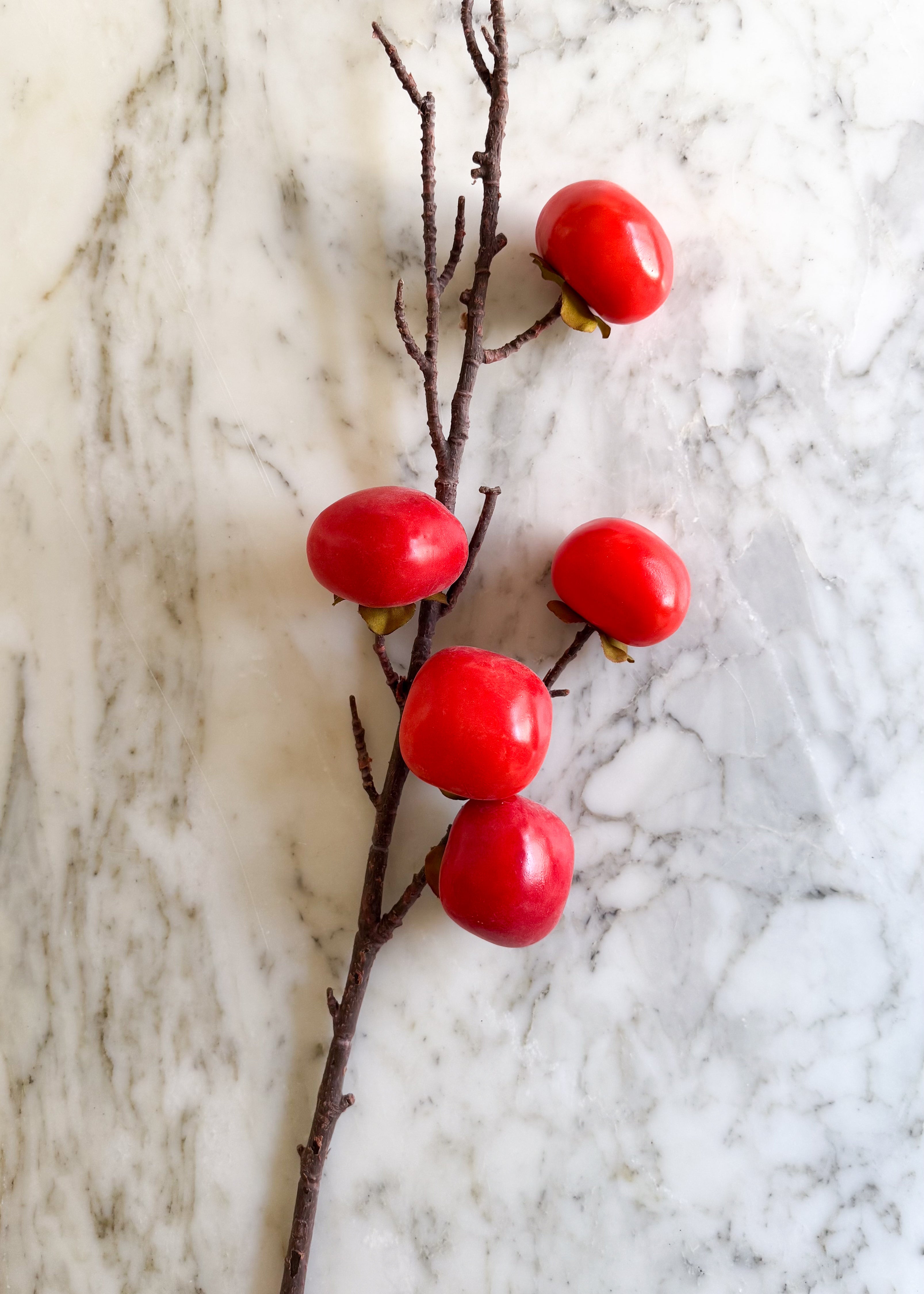 Faux Persimmon Branch