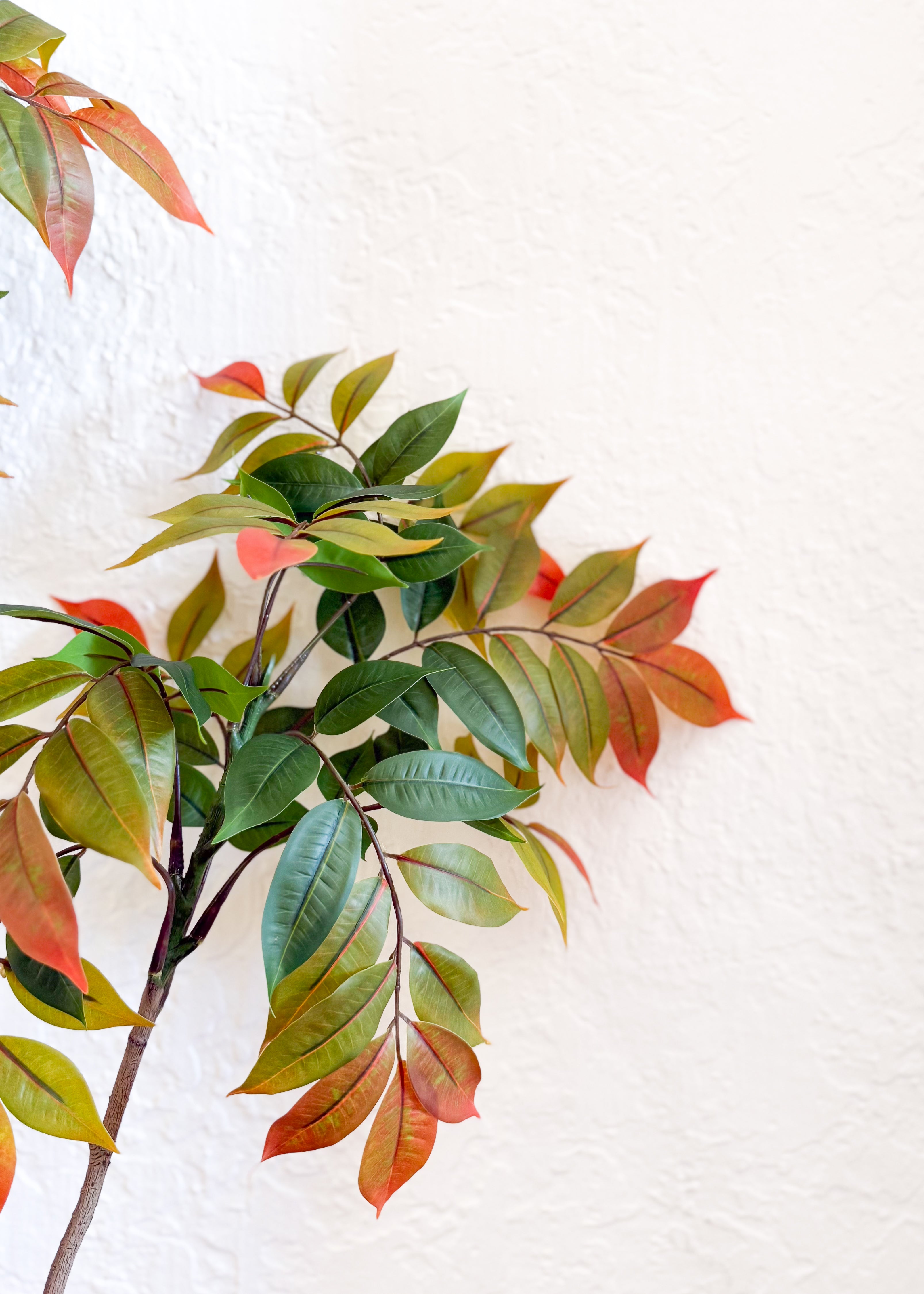 Faux Autumn Leaves Branch