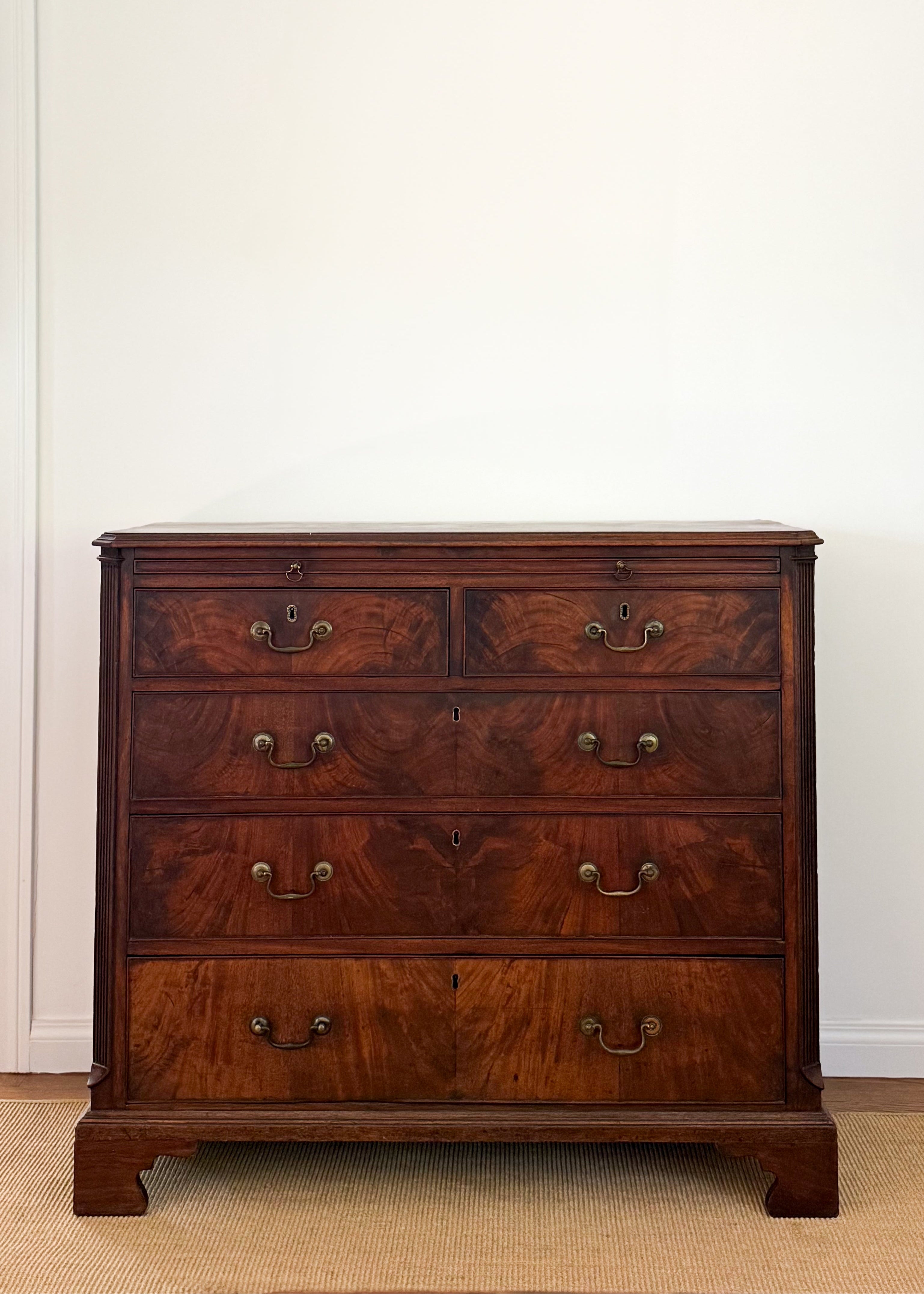 Antique English Mahogany Dresser