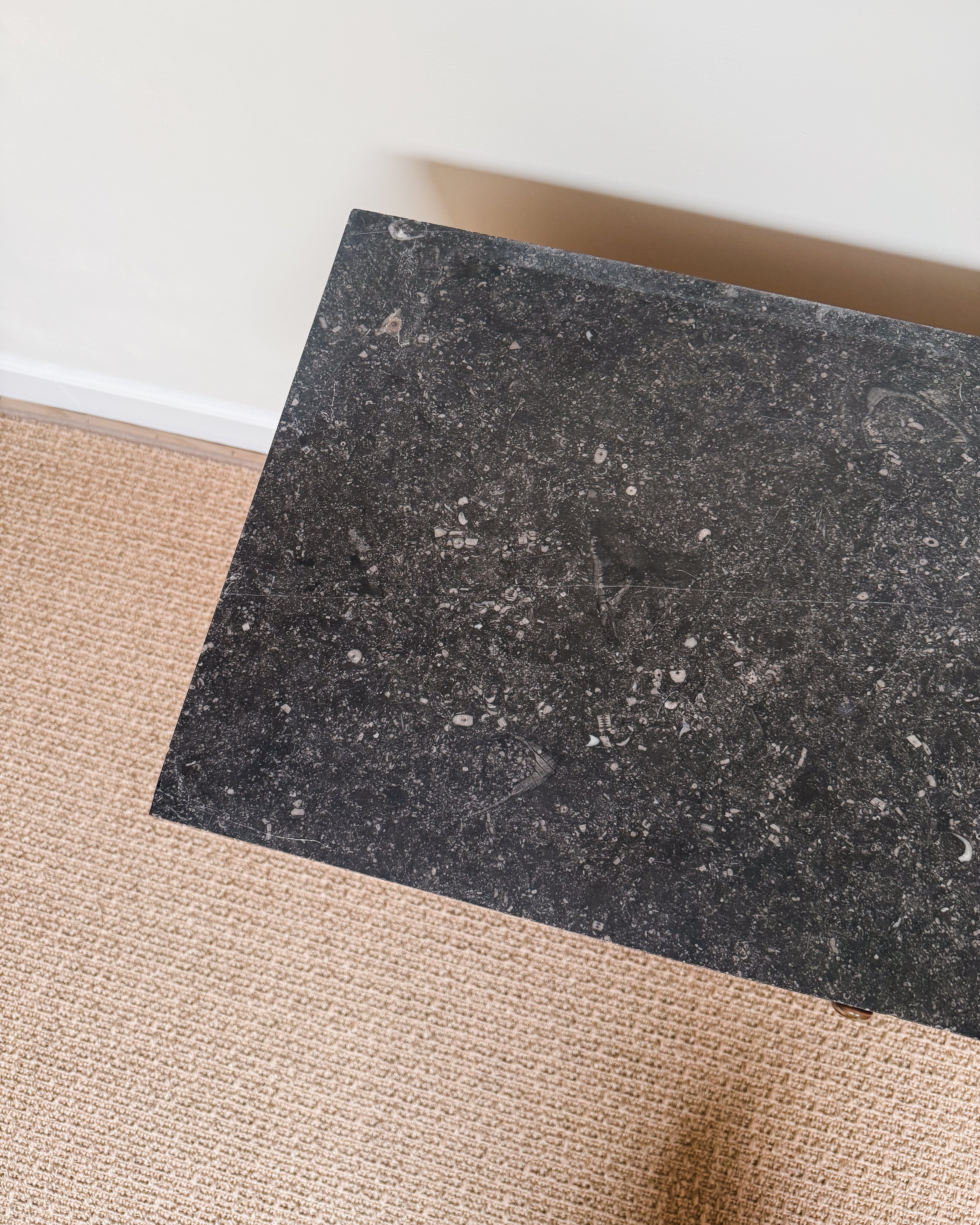 Antique Granite Top Cabinet