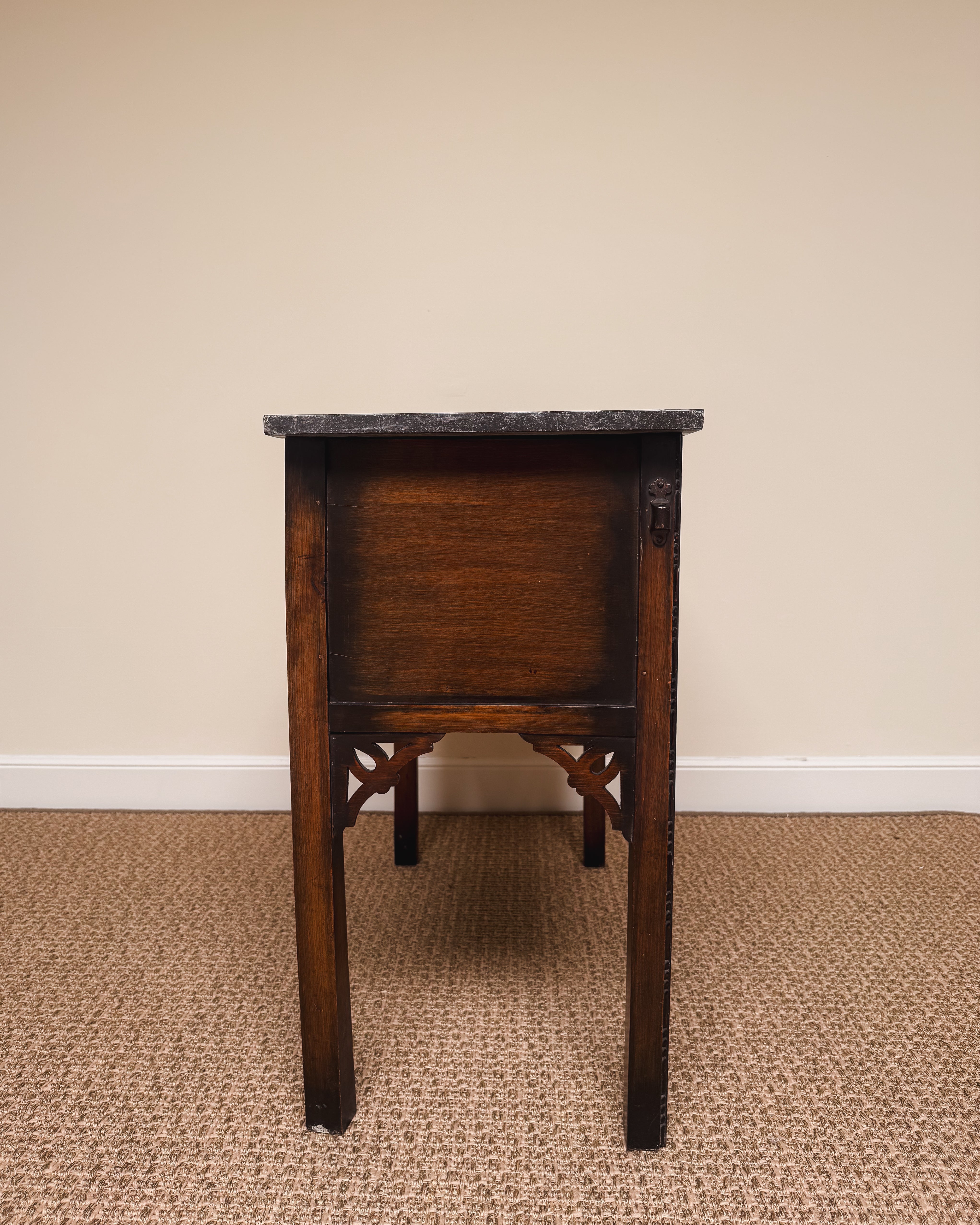 Antique Granite Top Cabinet