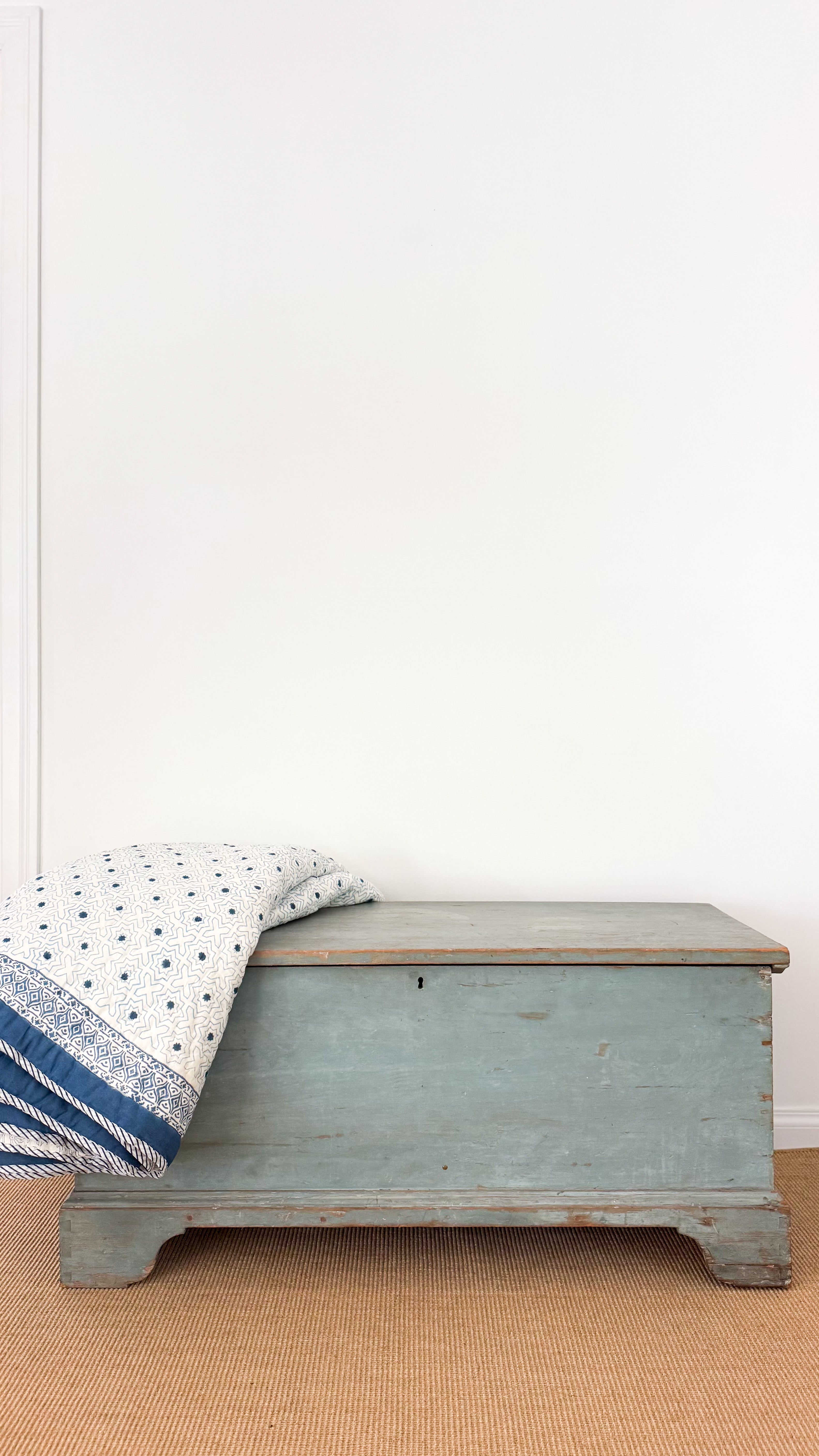 Antique Early American Painted Blanket Chest