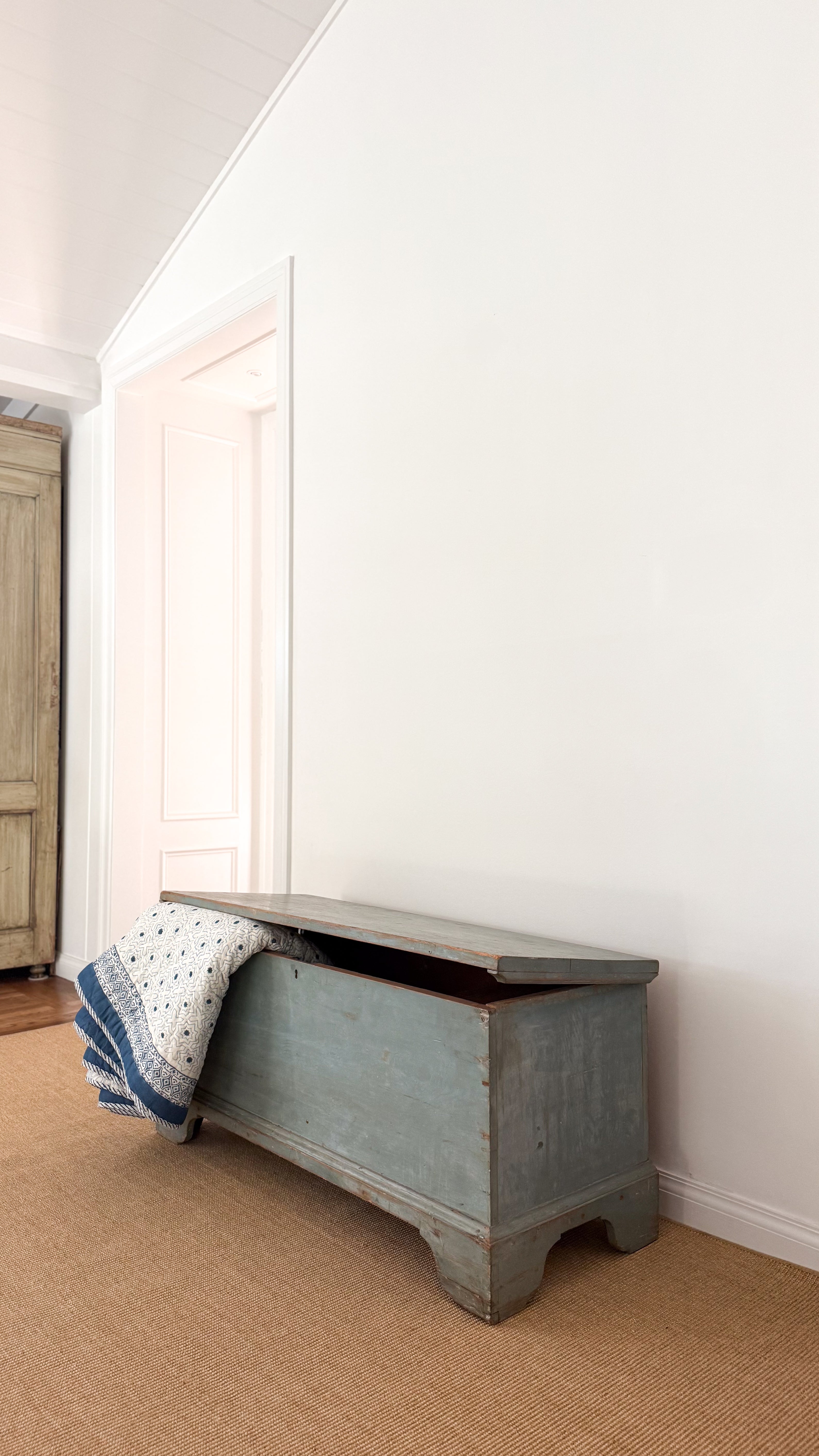 Antique Early American Painted Blanket Chest