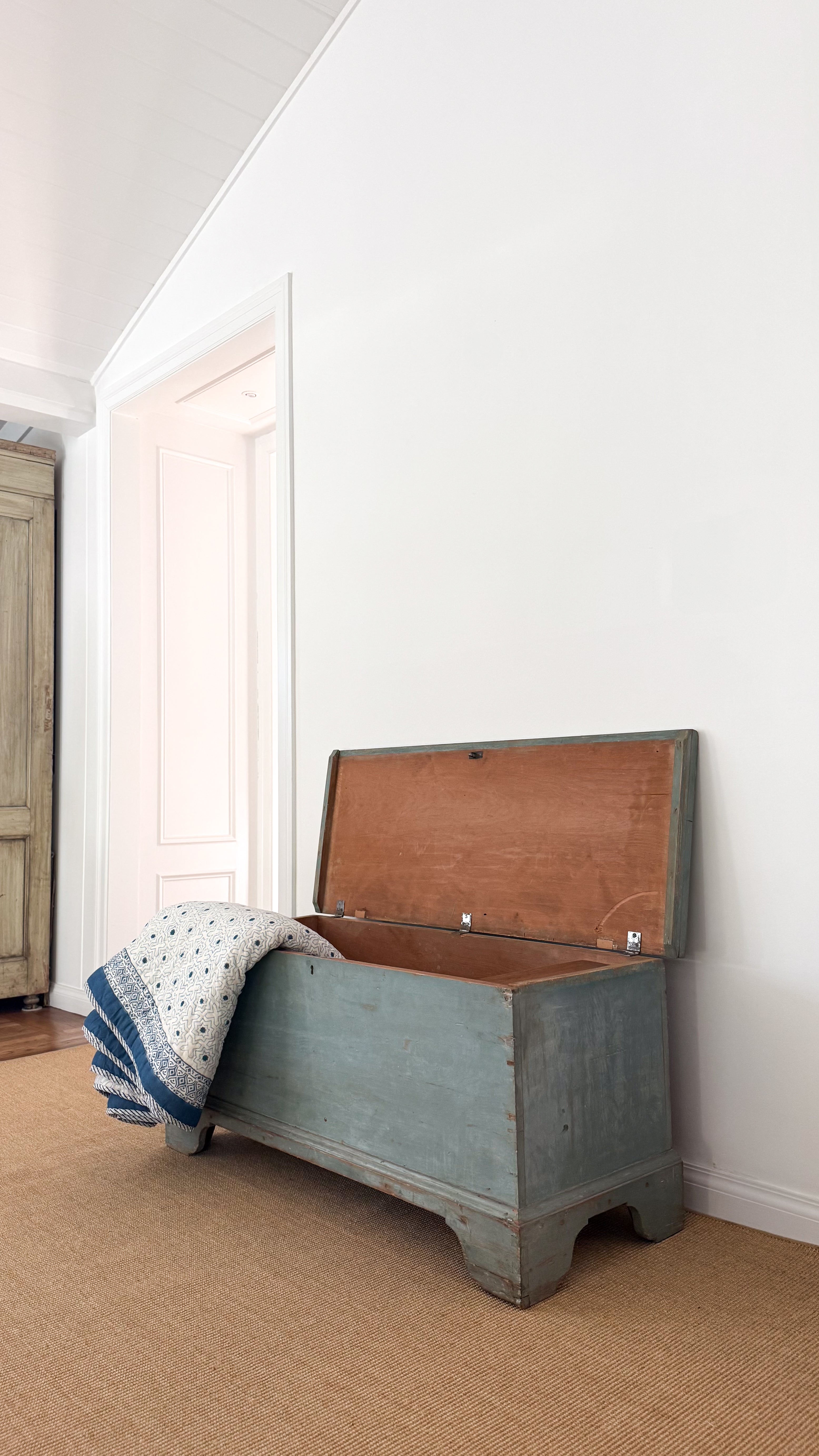 Antique Early American Painted Blanket Chest