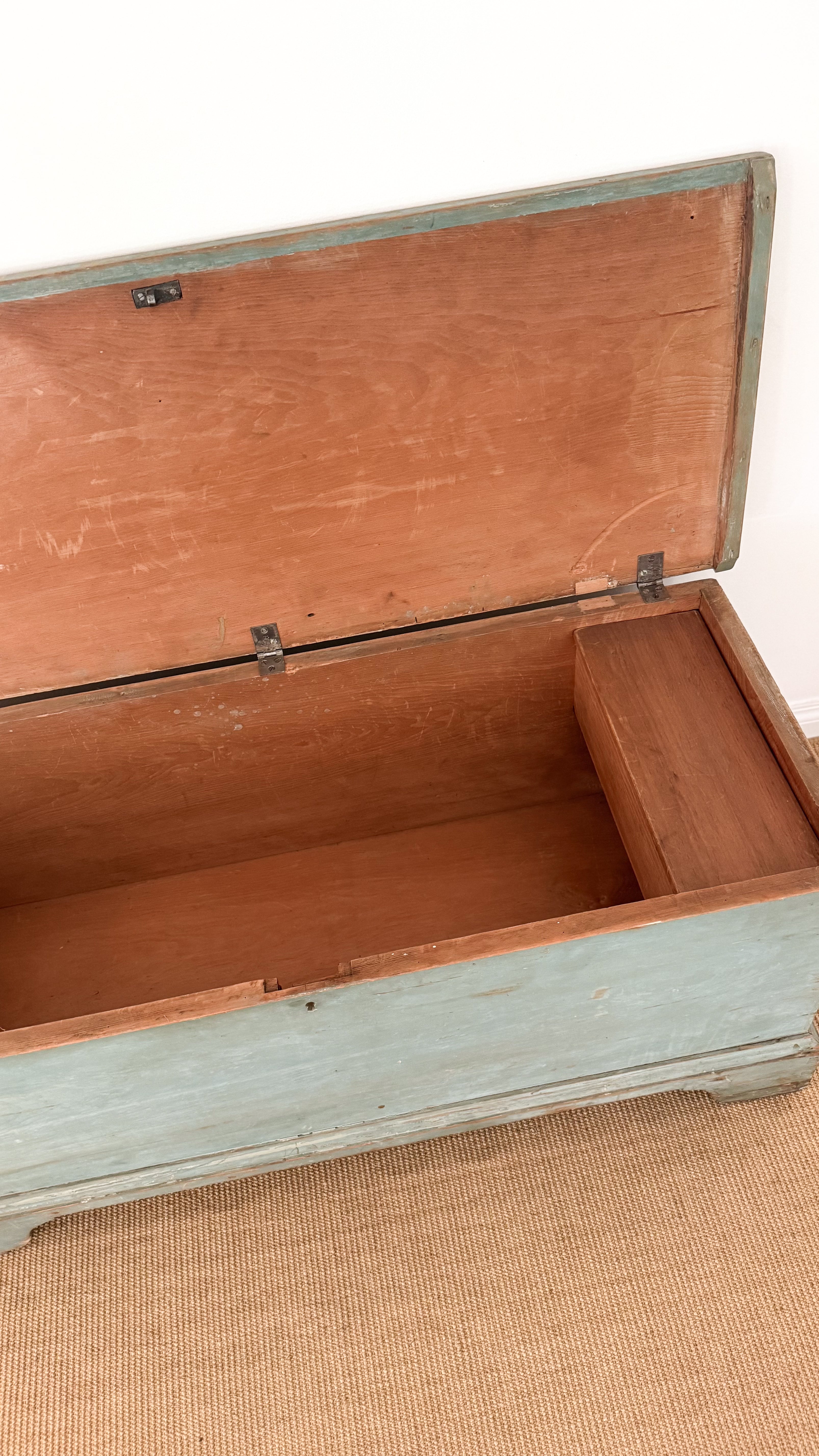 Antique Early American Painted Blanket Chest