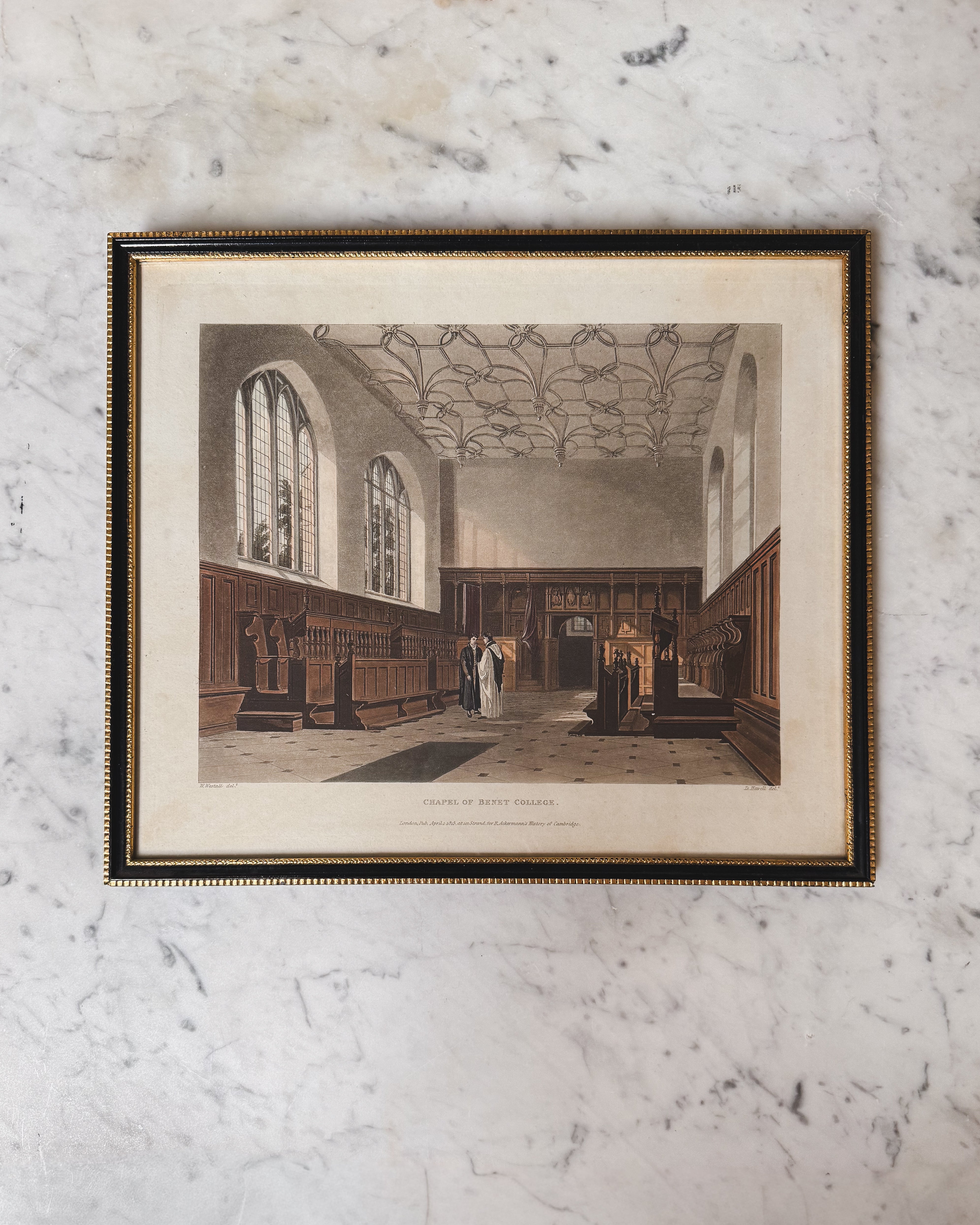 Antique English 1815 Hand Colored Engraving