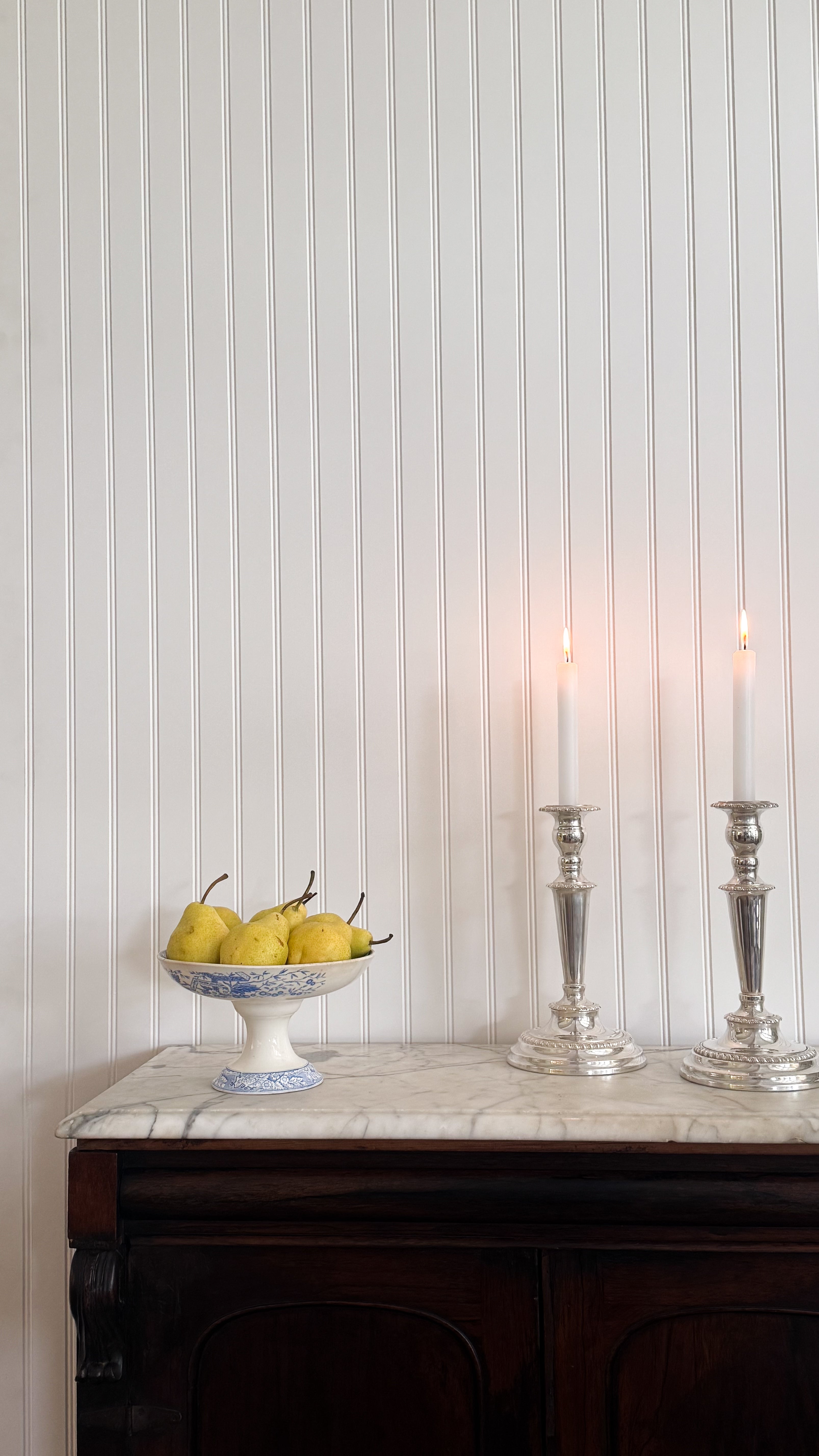Vintage Pair of Silver Candlesticks