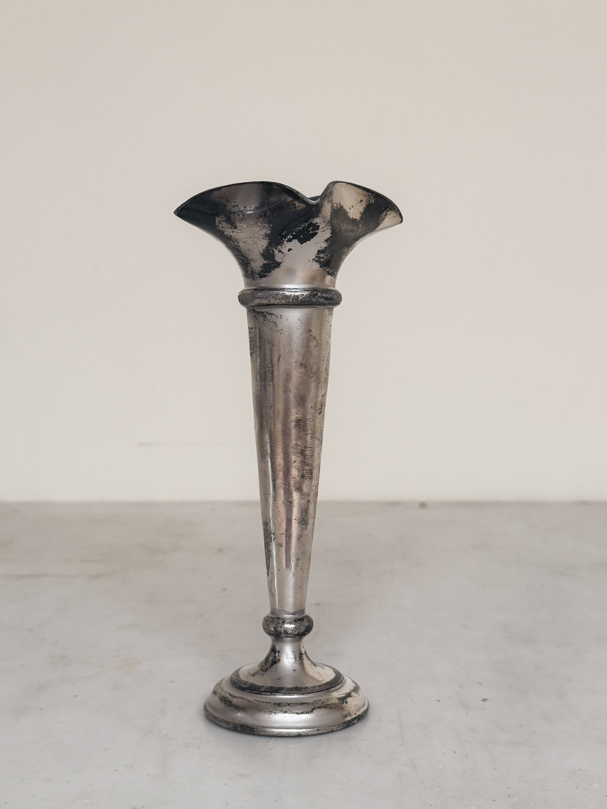 Antique English Silver Bud Vase | Martin, Hall & Co.