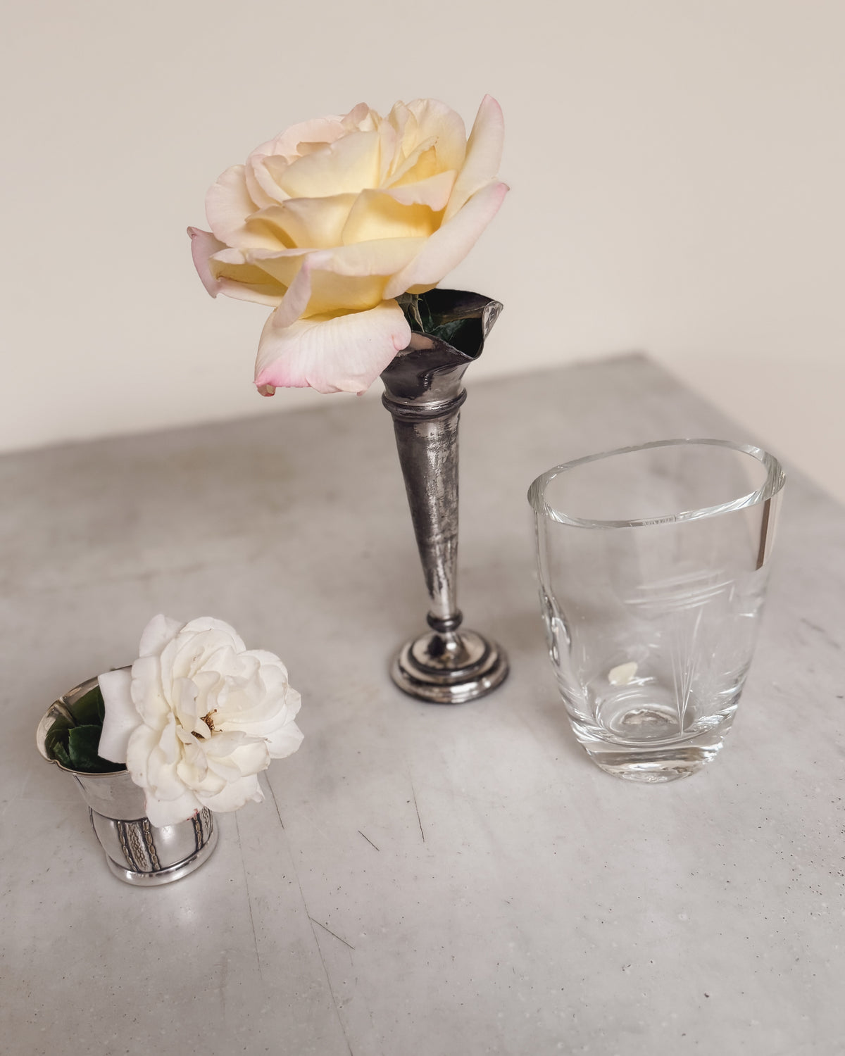 Antique English Silver Bud Vase | Martin, Hall & Co.